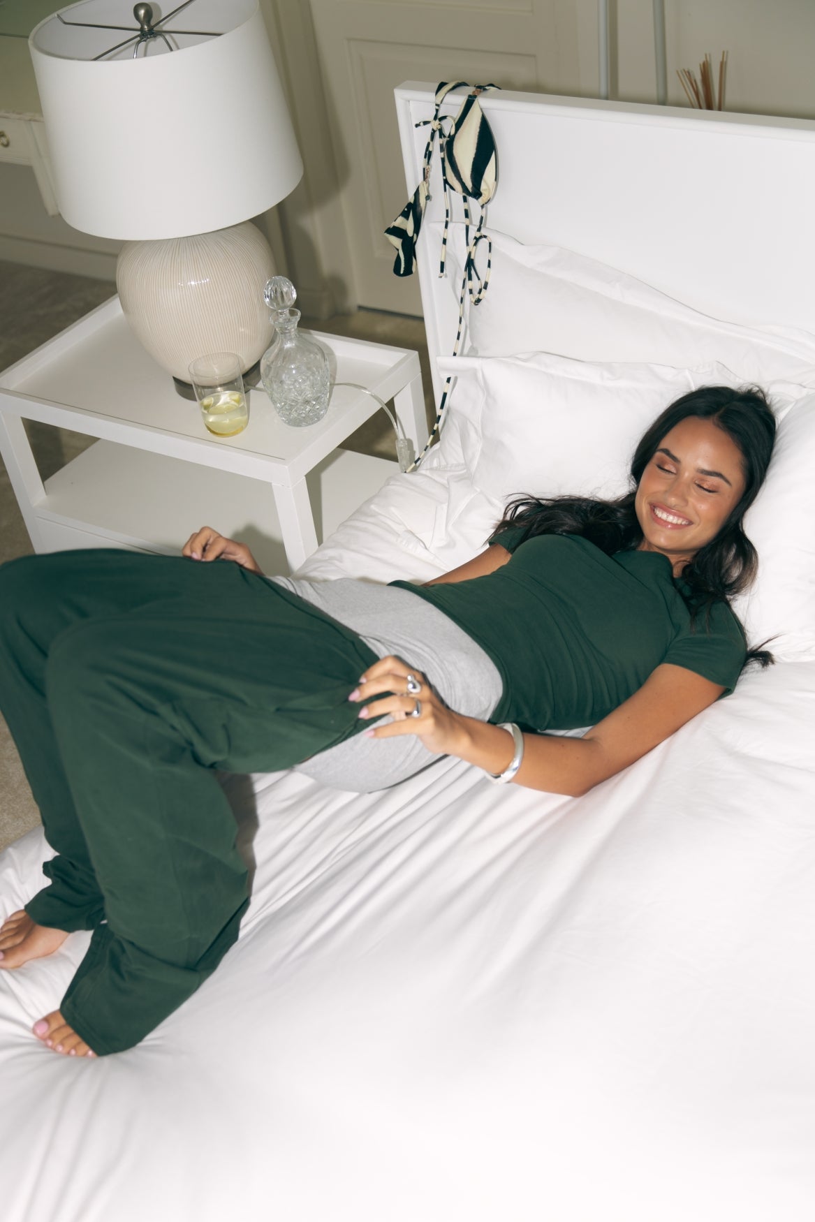 Fitted T-shirt | Dark green