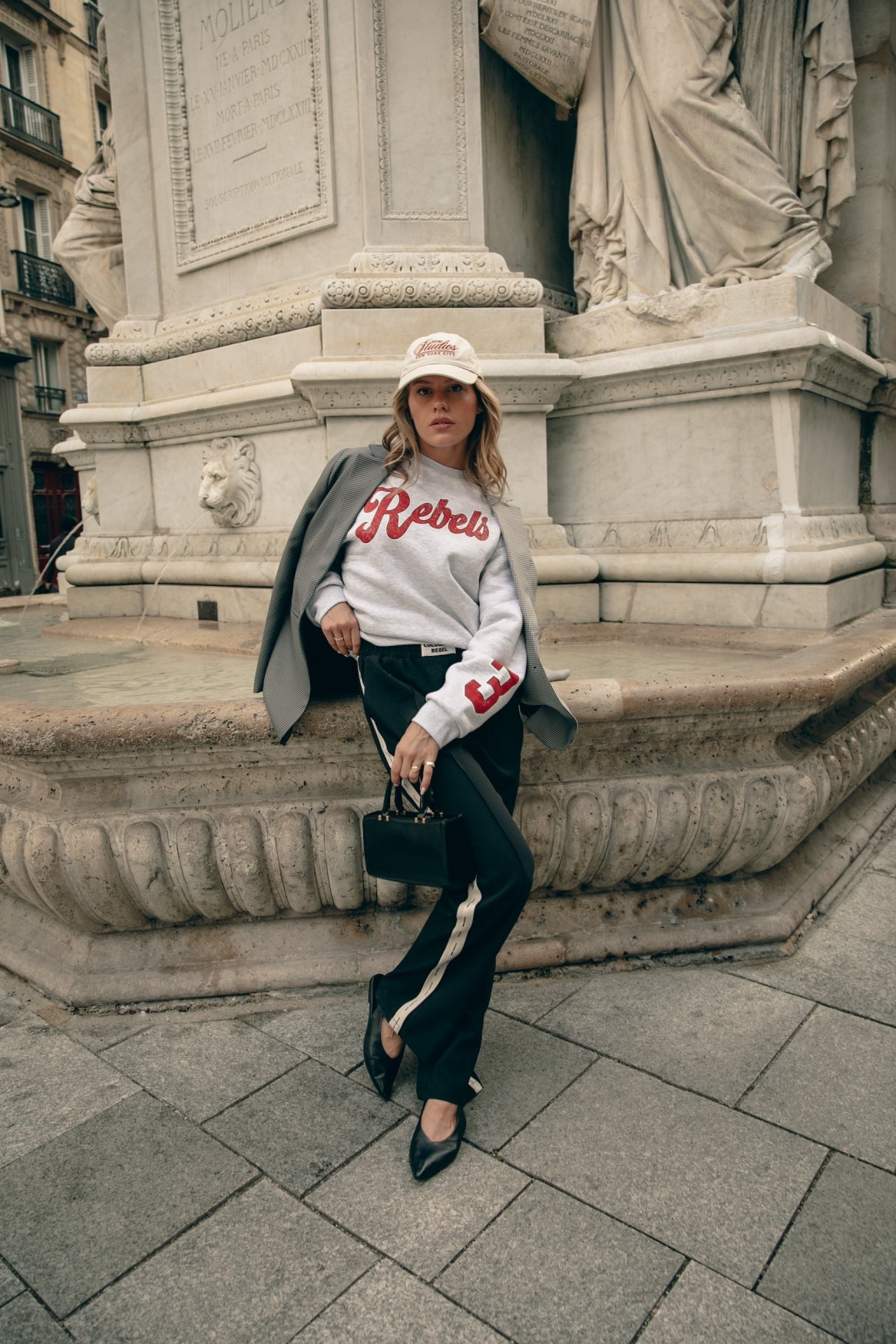 Rebel 33 Sweat | Light grey melange