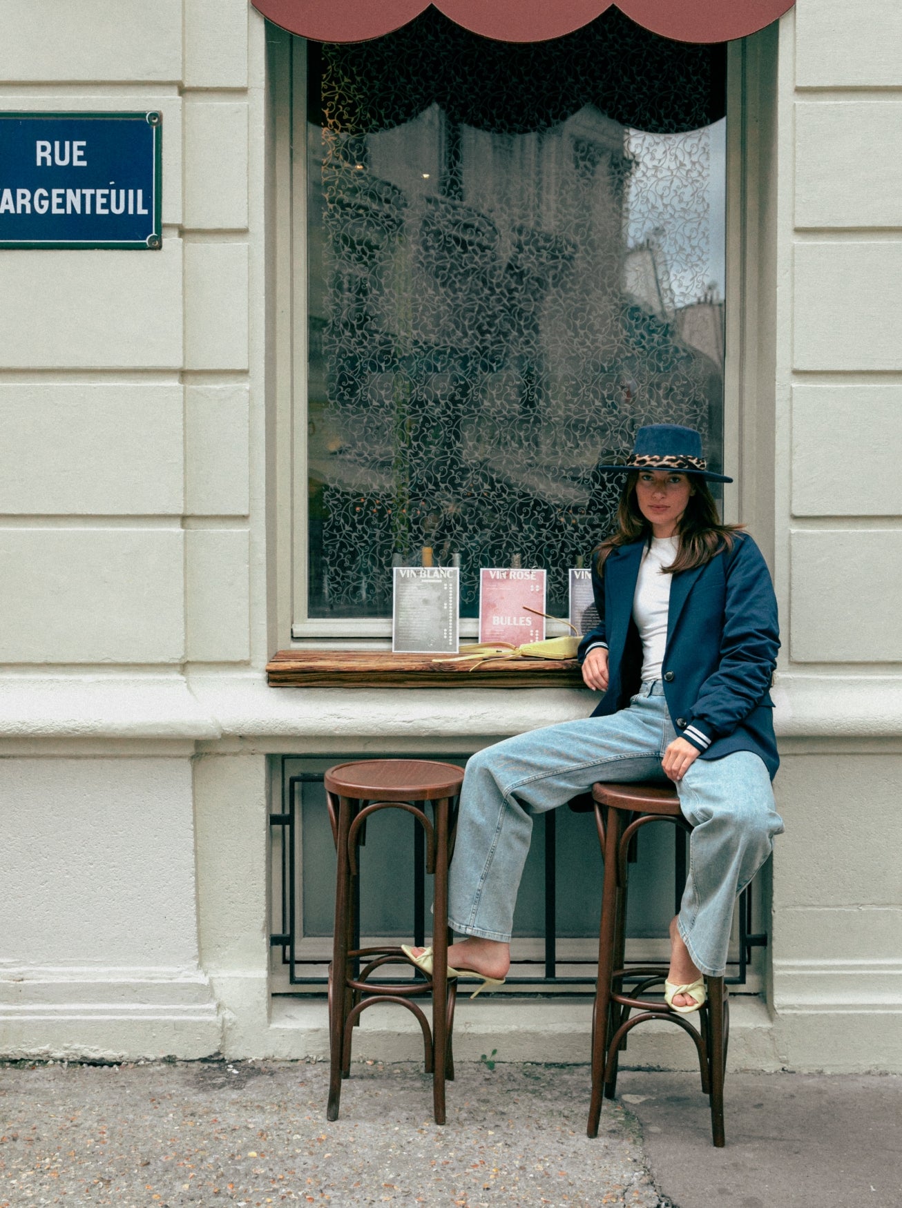 Gemma Contrast Blazer | Navy