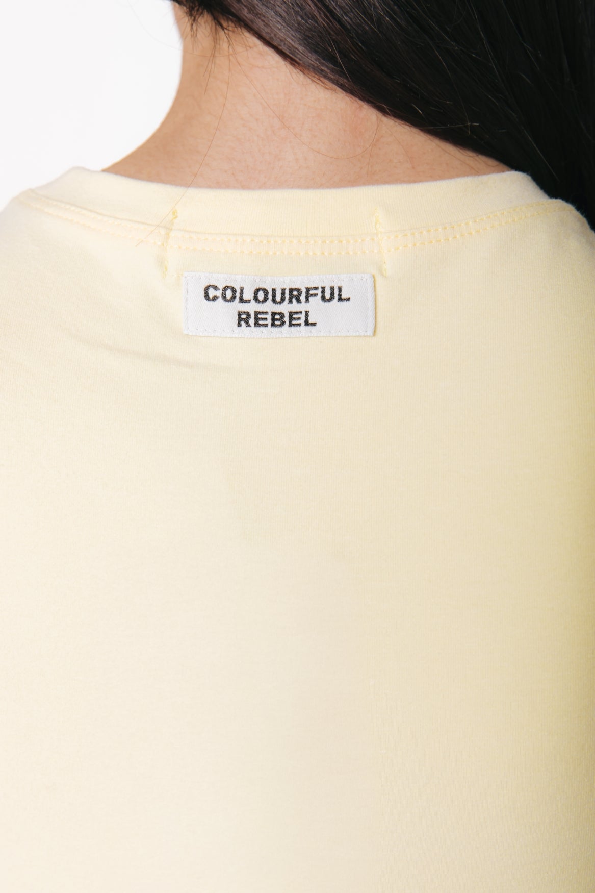 Fitted Longsleeve Top | Soft yellow