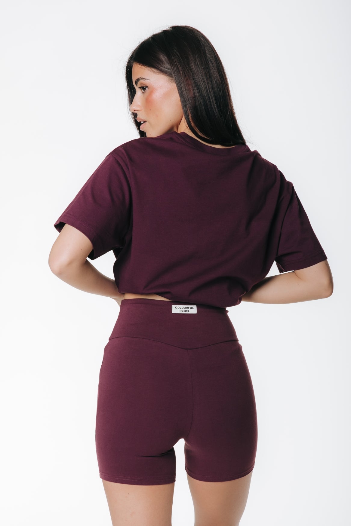 Fitted Shorts | Merlot Red