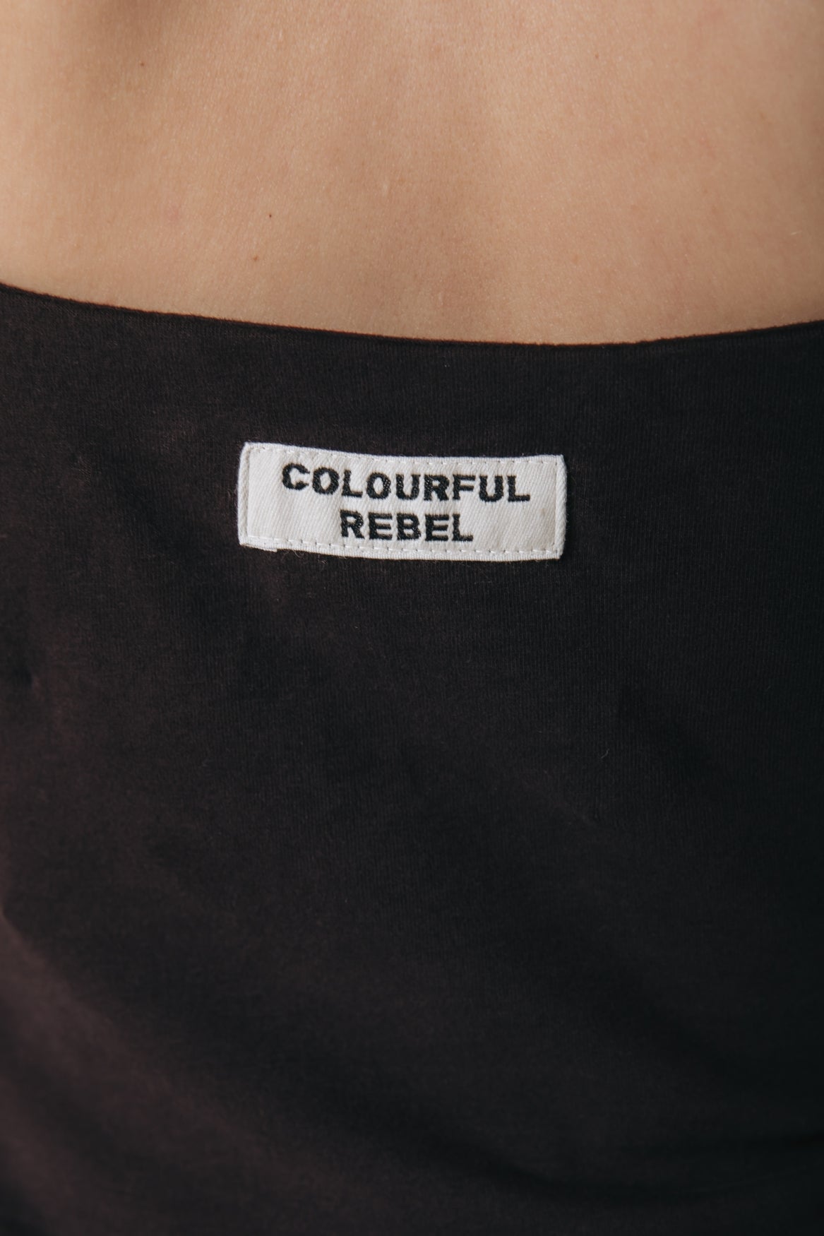 Fitted Strap Top | Darkest Brown