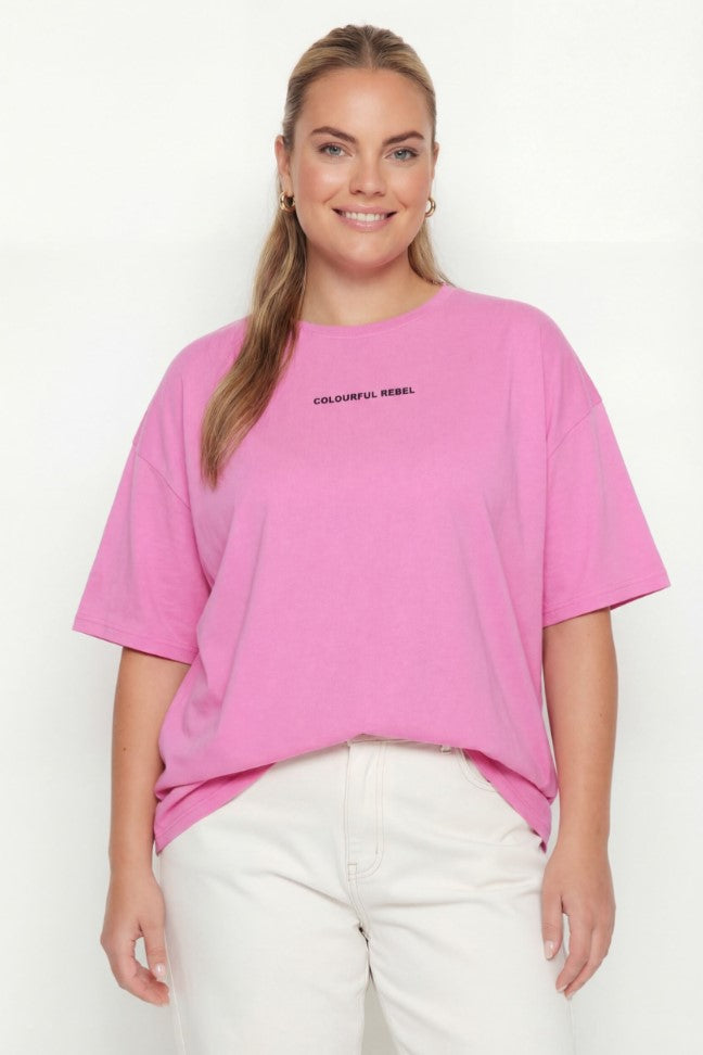 Uni Logo T-shirt | Light pink
