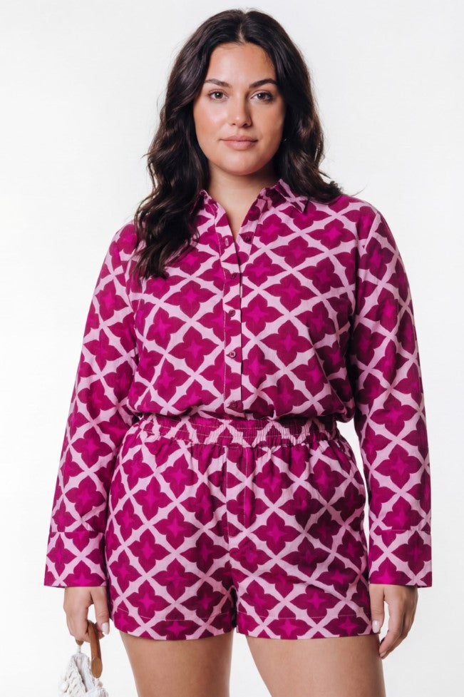 Tia Kimono Sleeve Blouse | Multicolor