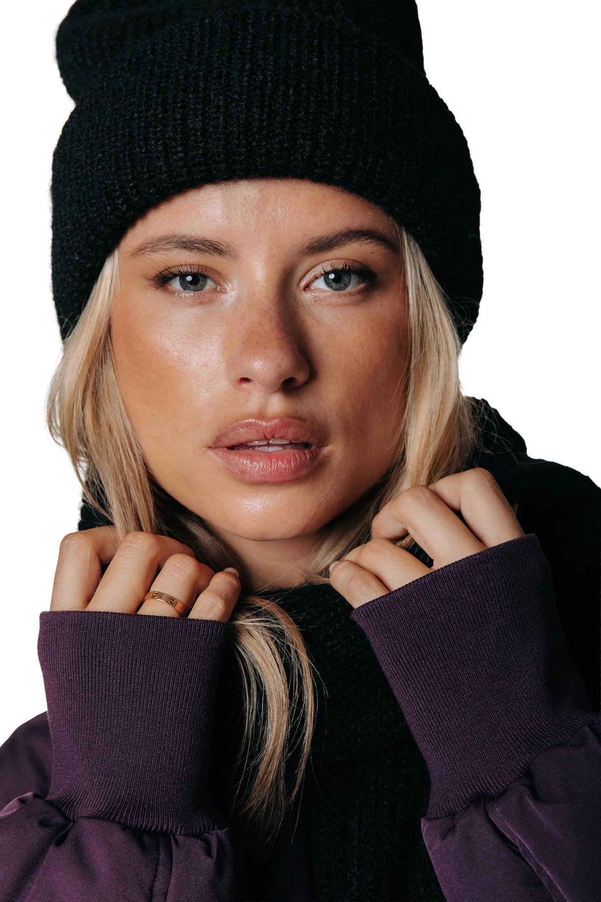 Uni Knitted Beanie | Black