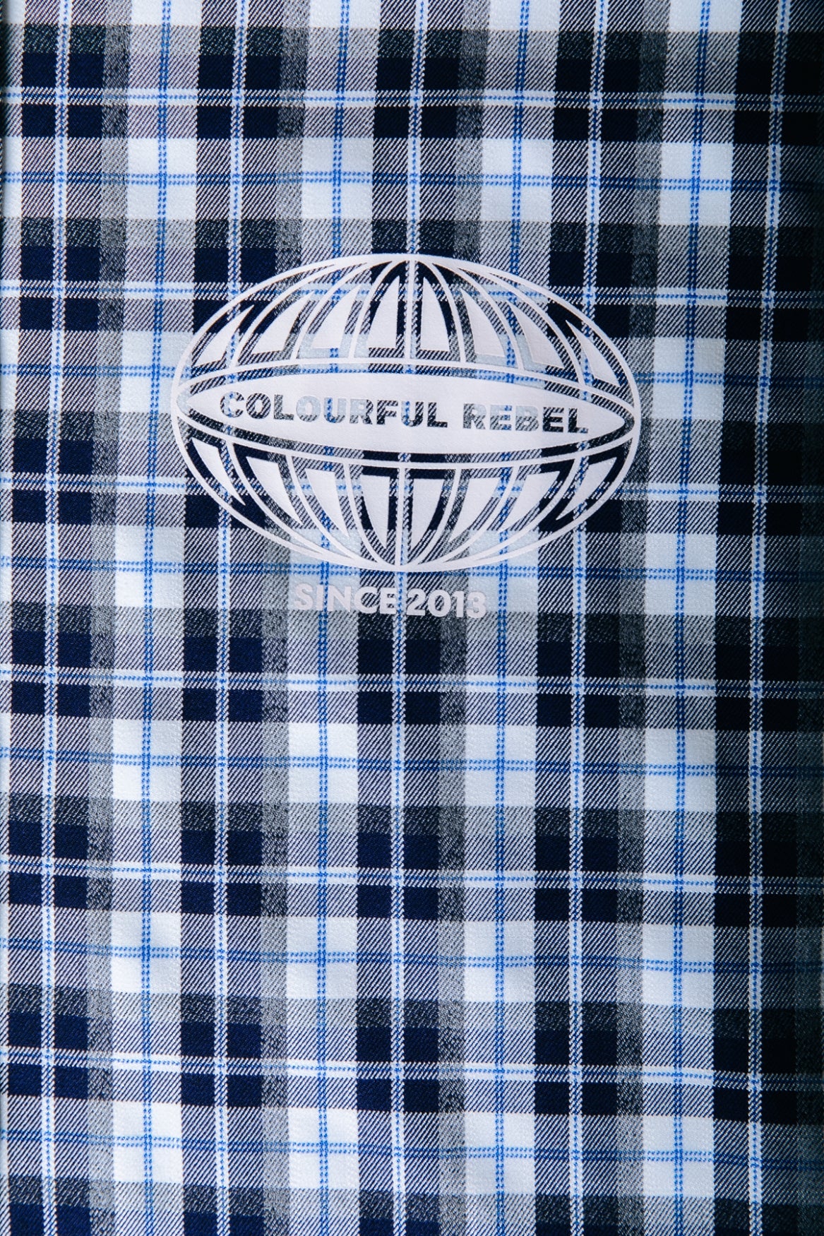 Talia Check Logo Blouse | Multicolor