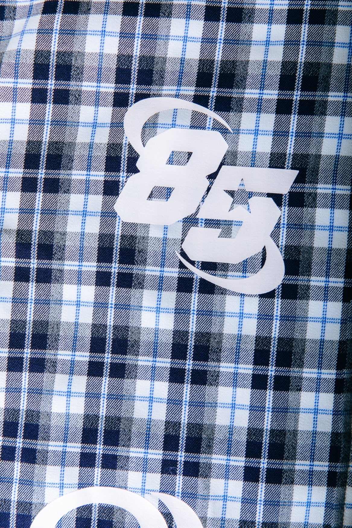 Talia Check Logo Blouse | Multicolor