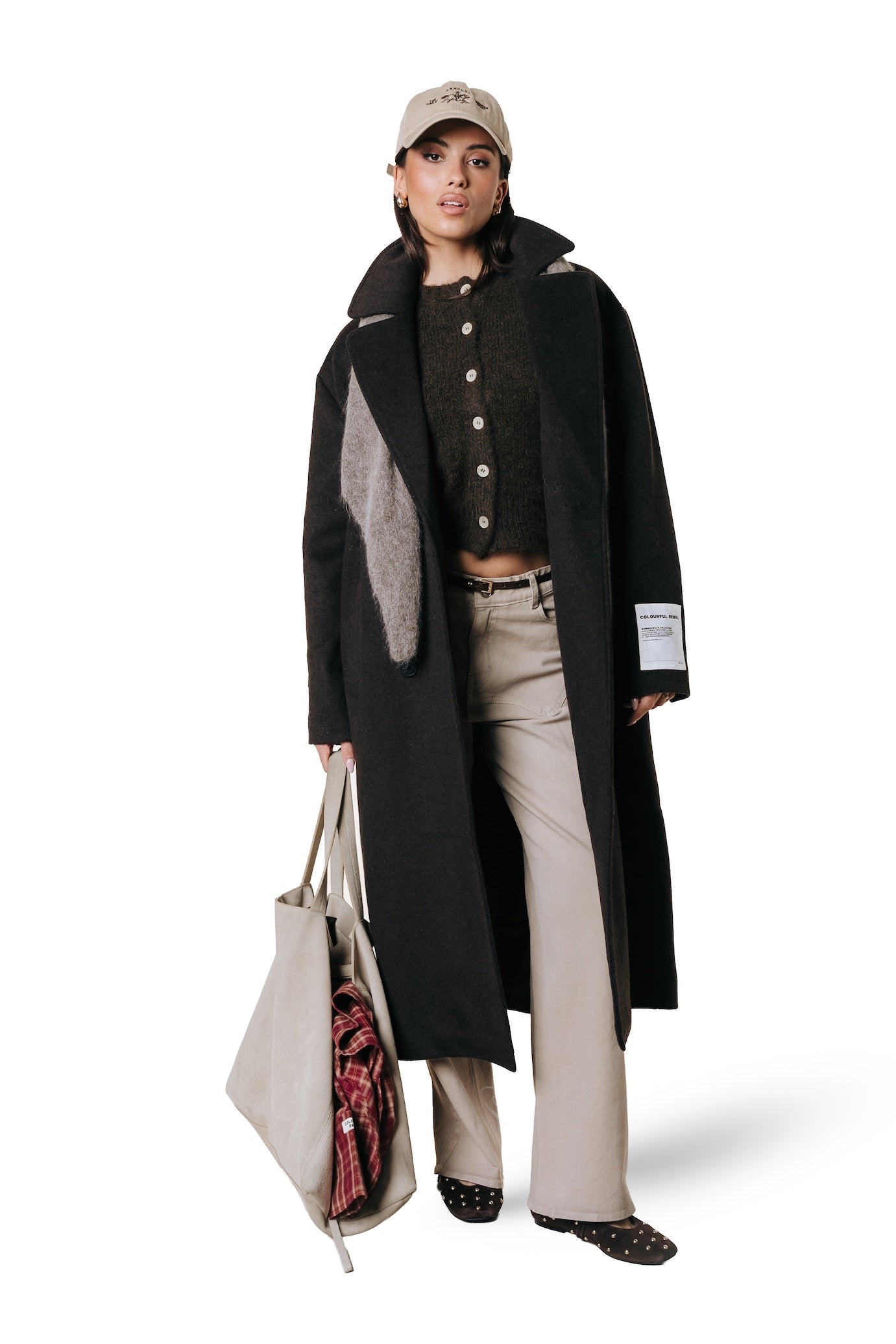 Yara Knitted Cardigan | Brown