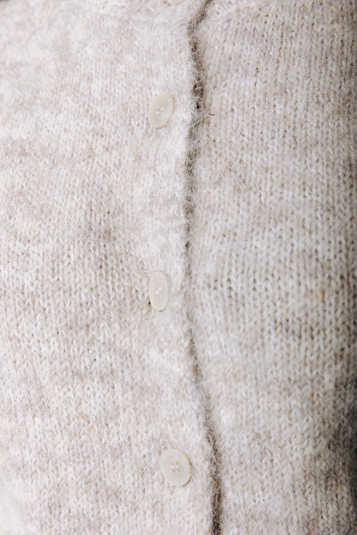 Gestrickte Strickjacke „Yara“ | Beige