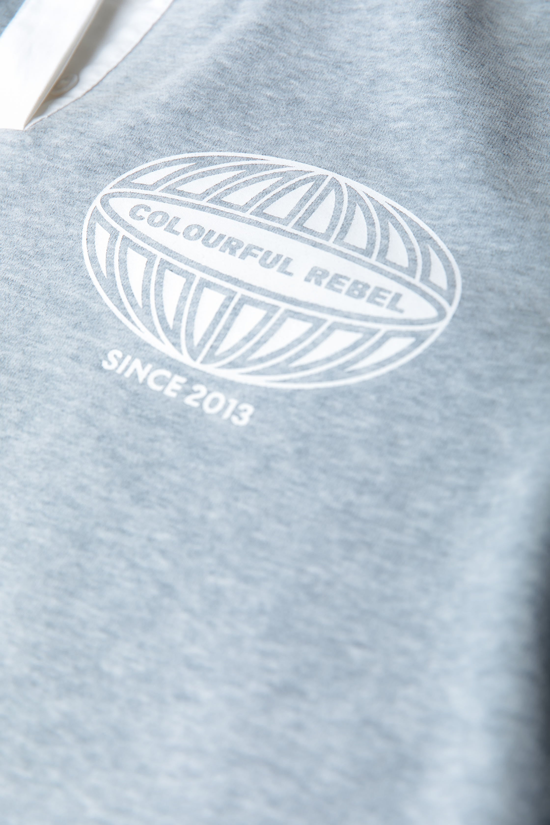 Ninny Polo Sweat Dress | Light grey melange