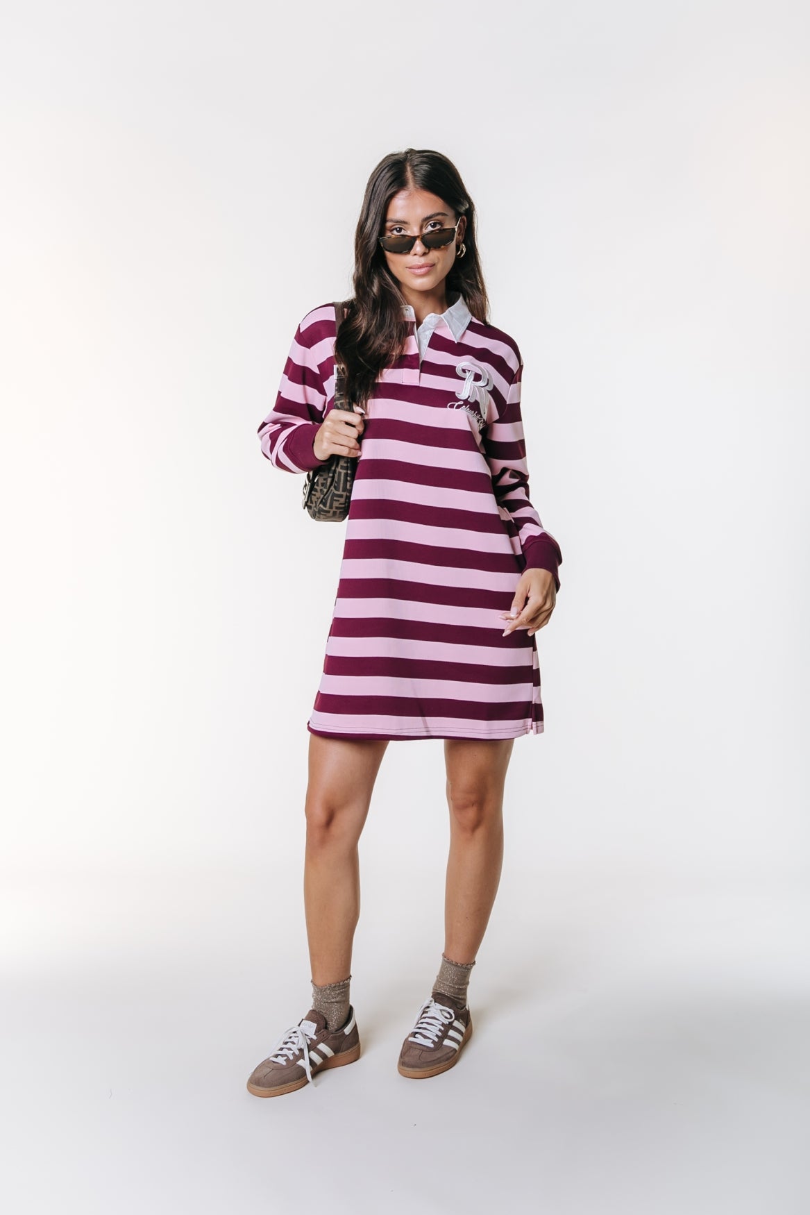 Ninny Polo Sweat Dress | Red