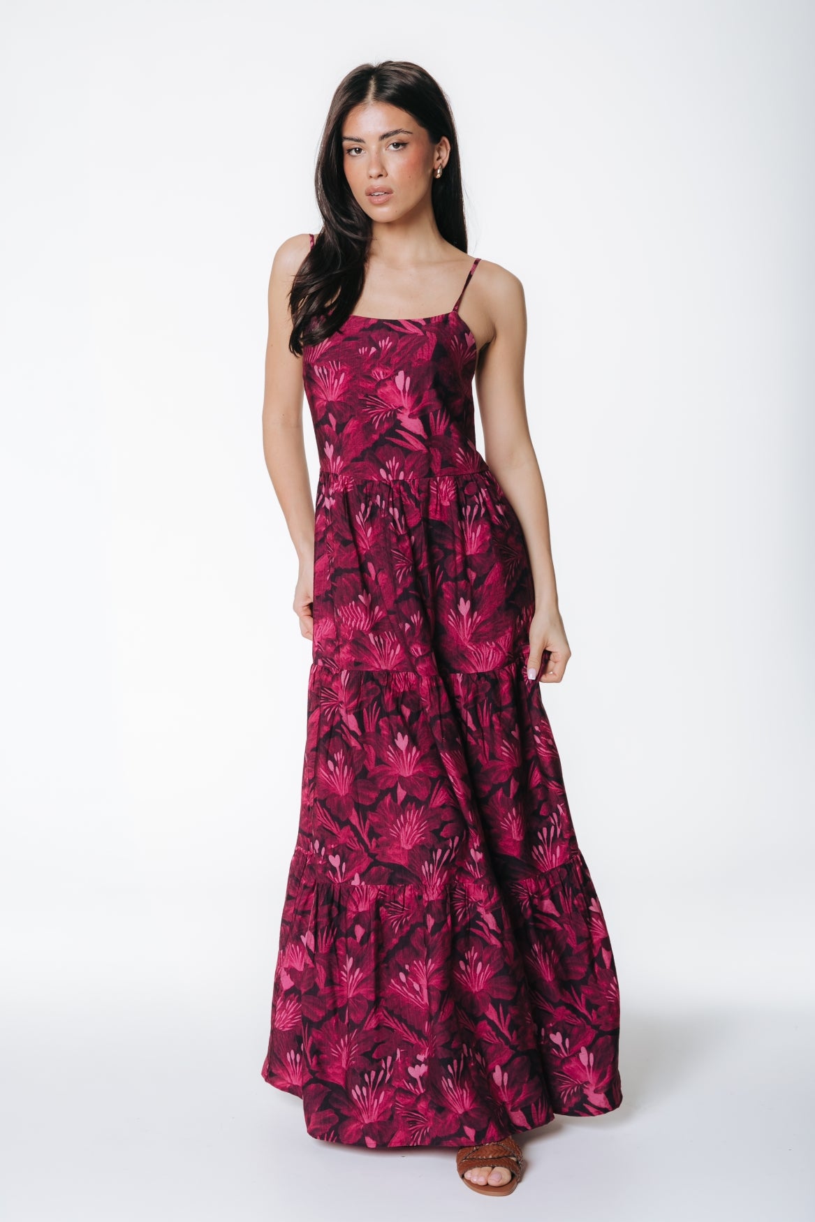 Fenna Spaghetti Dress | Light pink