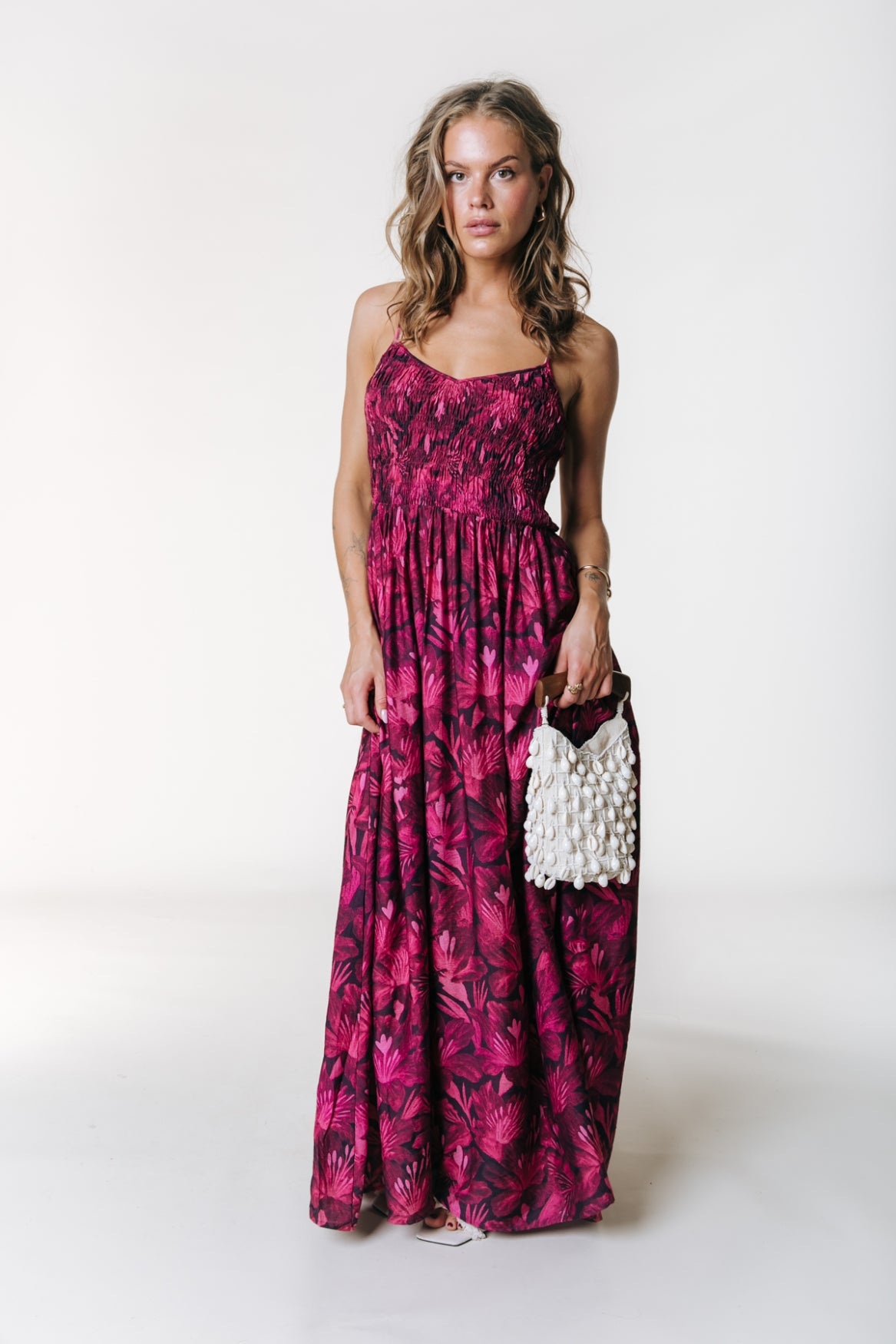 Fenna Spaghetti Dress | Light pink