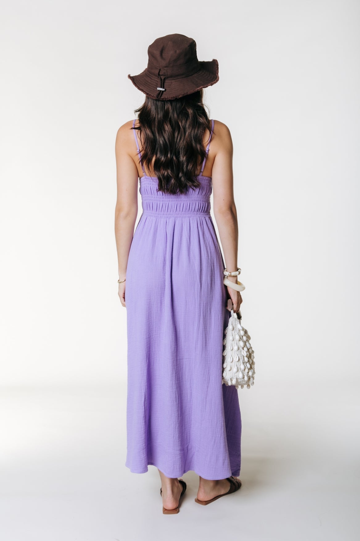 Sophie Uni Spaghetti Dress | Light Lavender