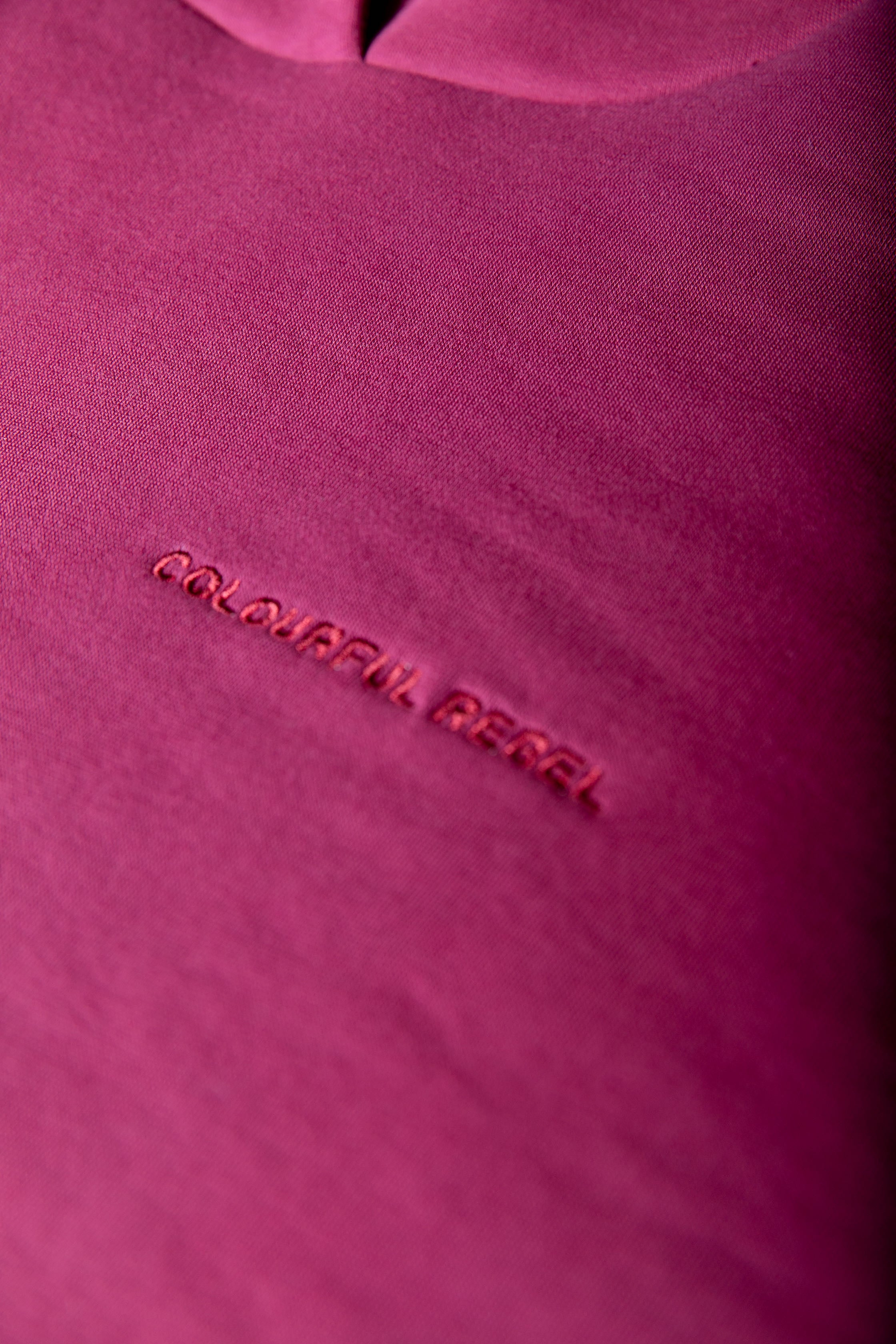 Stars Embro Hoodie | Bordeaux