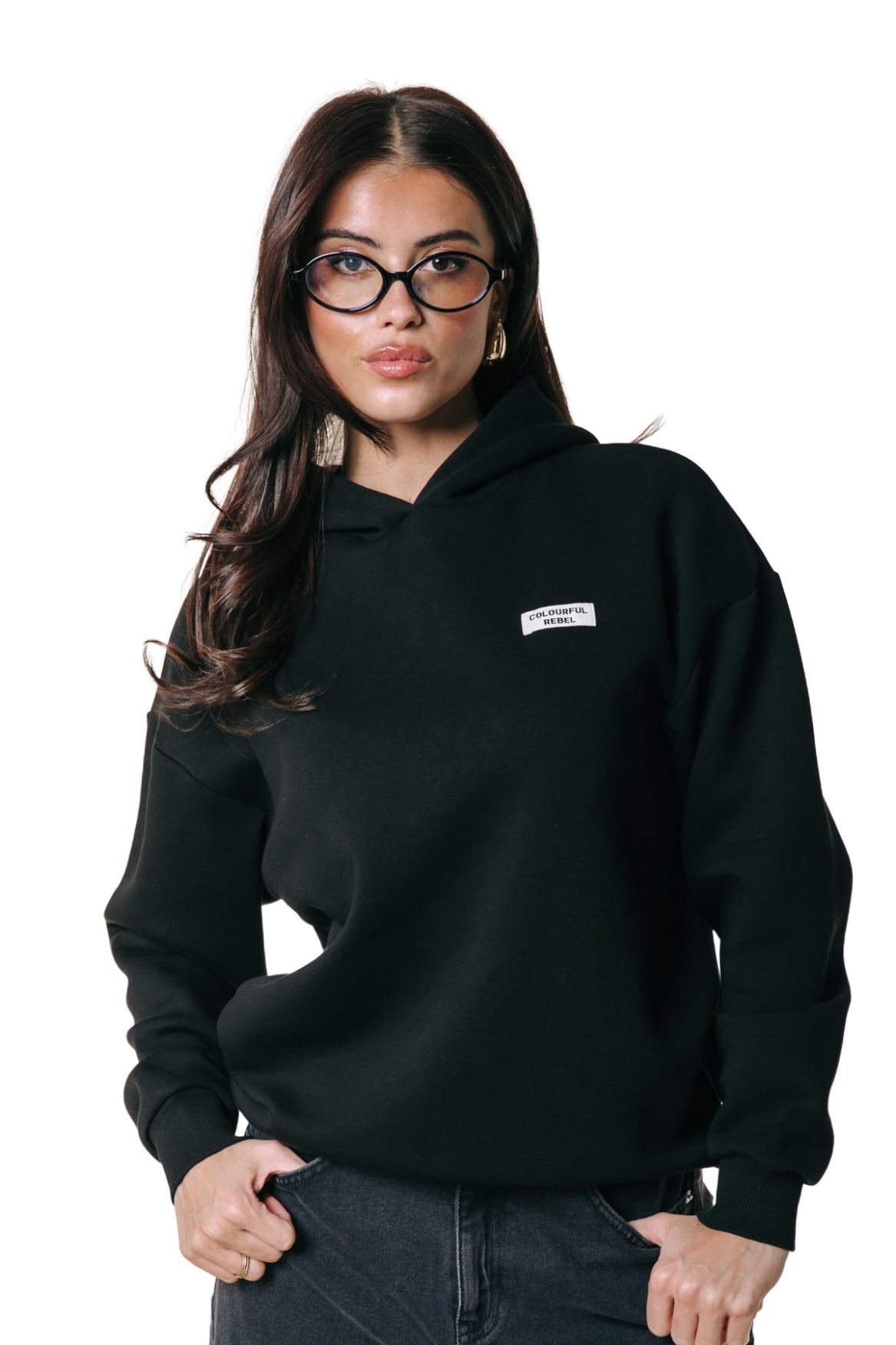 Label Hoodie | Black