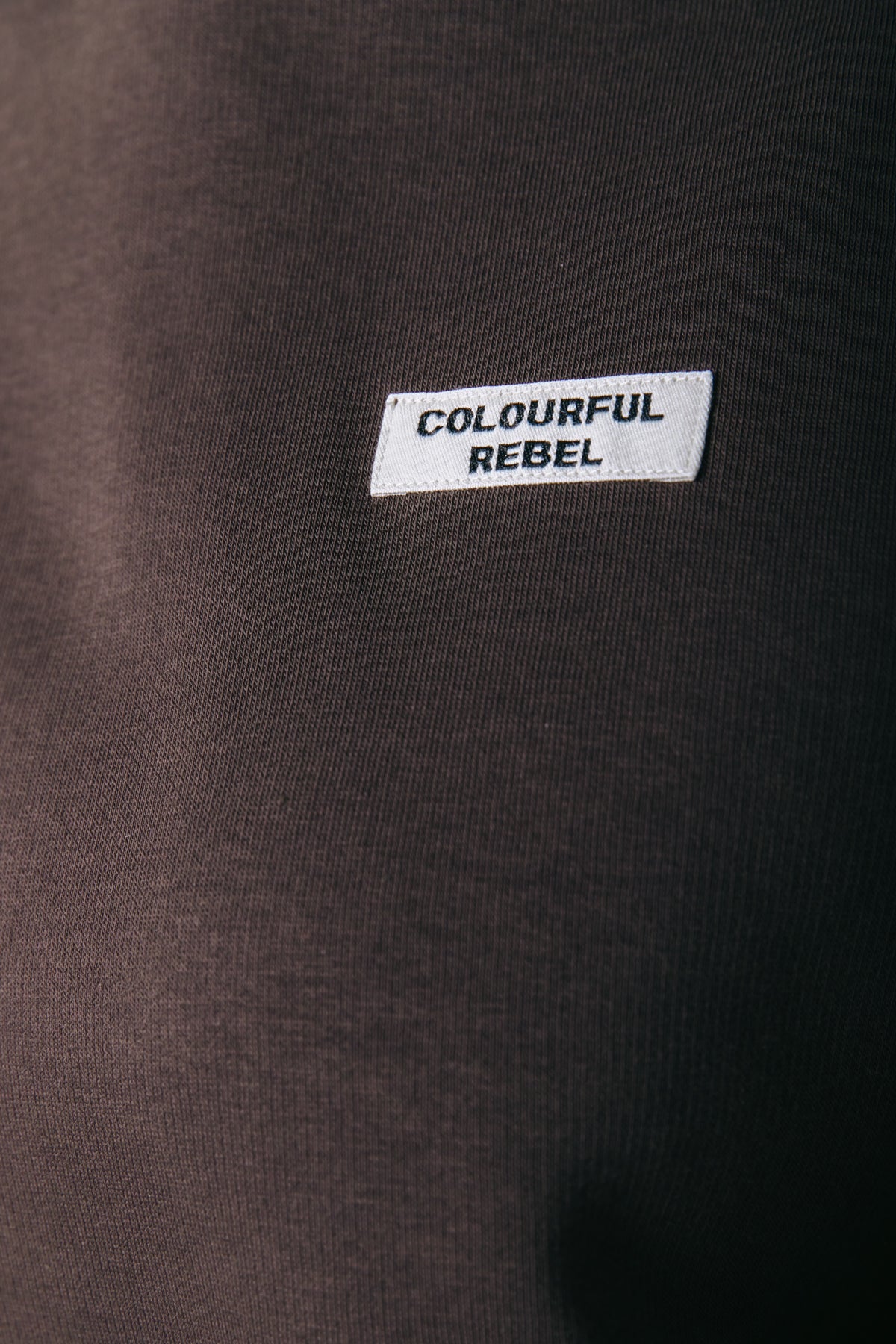 Label Hoodie | Brown