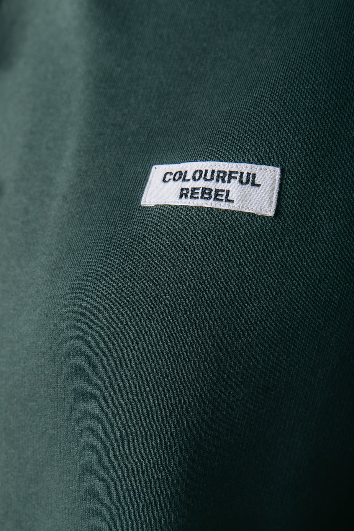 Uni Label Hoodie | Dark green