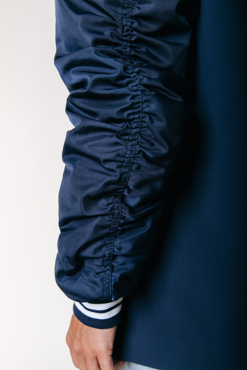 Gemma Contrast Blazer | Navy