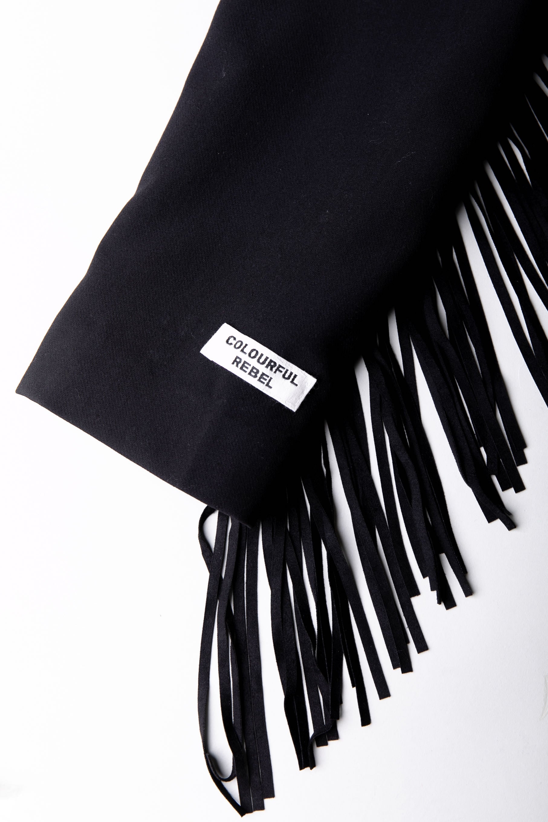Jesra Fringe Blazer | Black