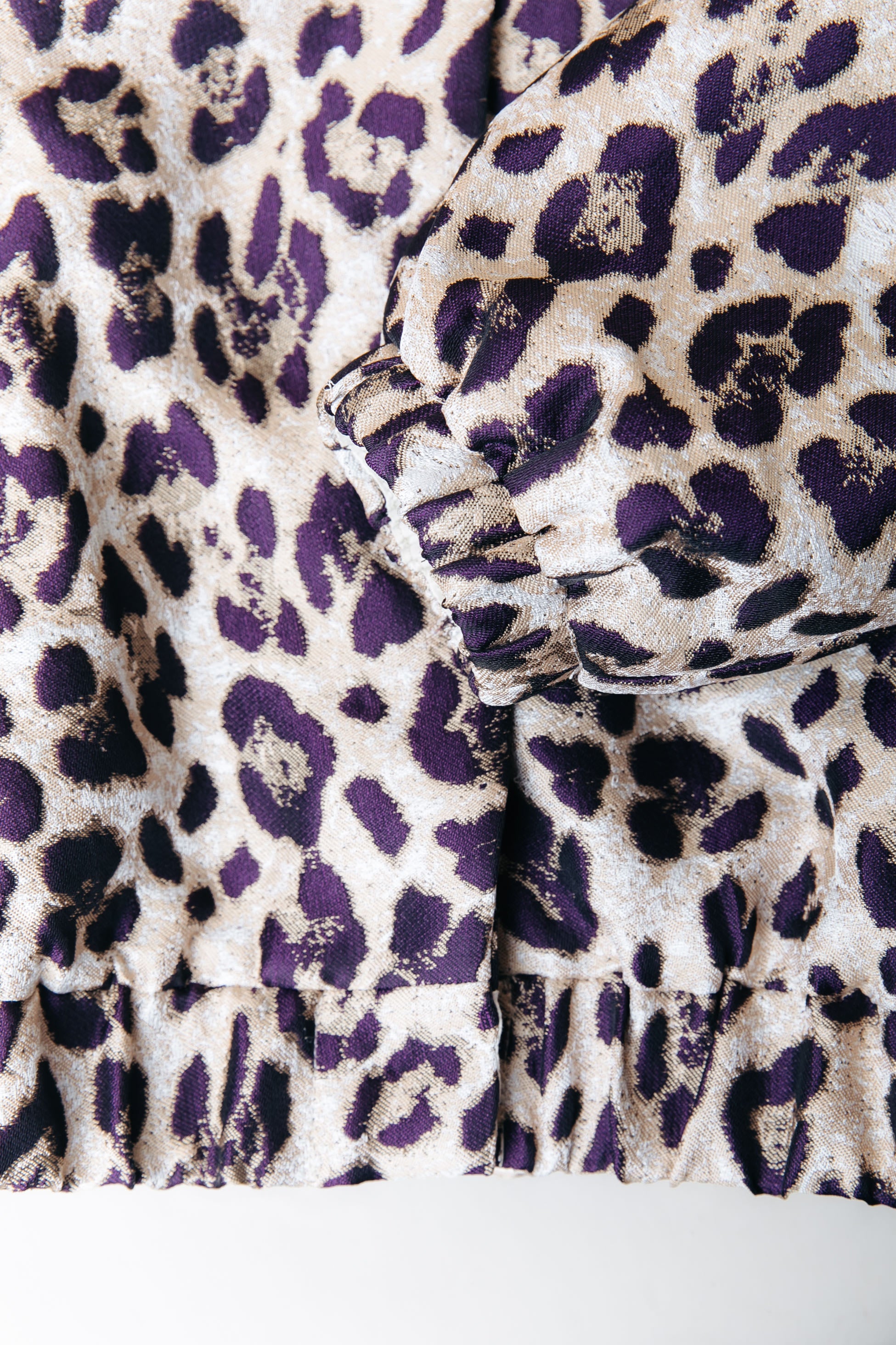 Bente Leopard Jacquard Jacket | Beige