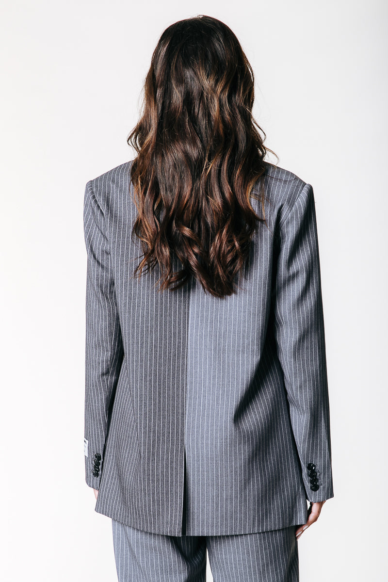 Mimmi Two Tone Blazer | Grey