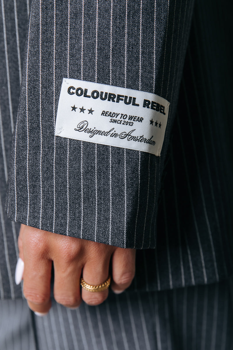 Mimmi Two Tone Blazer | Grey