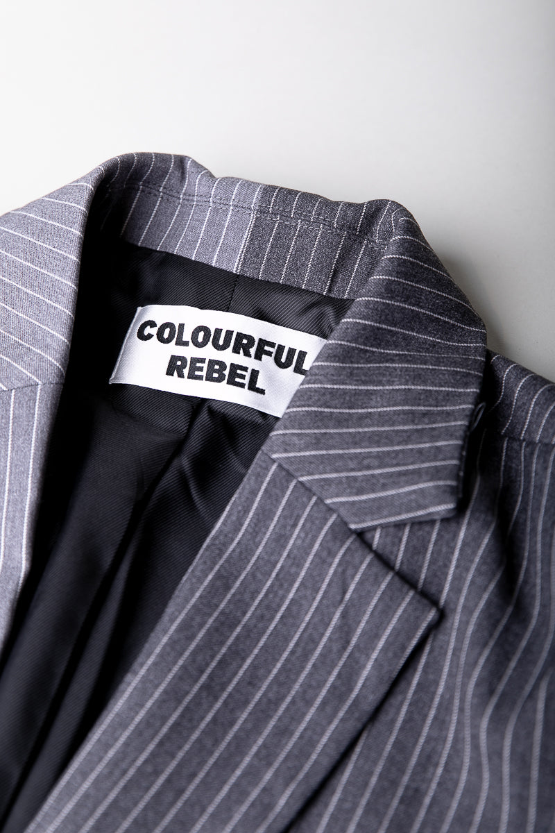 Mimmi Two Tone Blazer | Grey