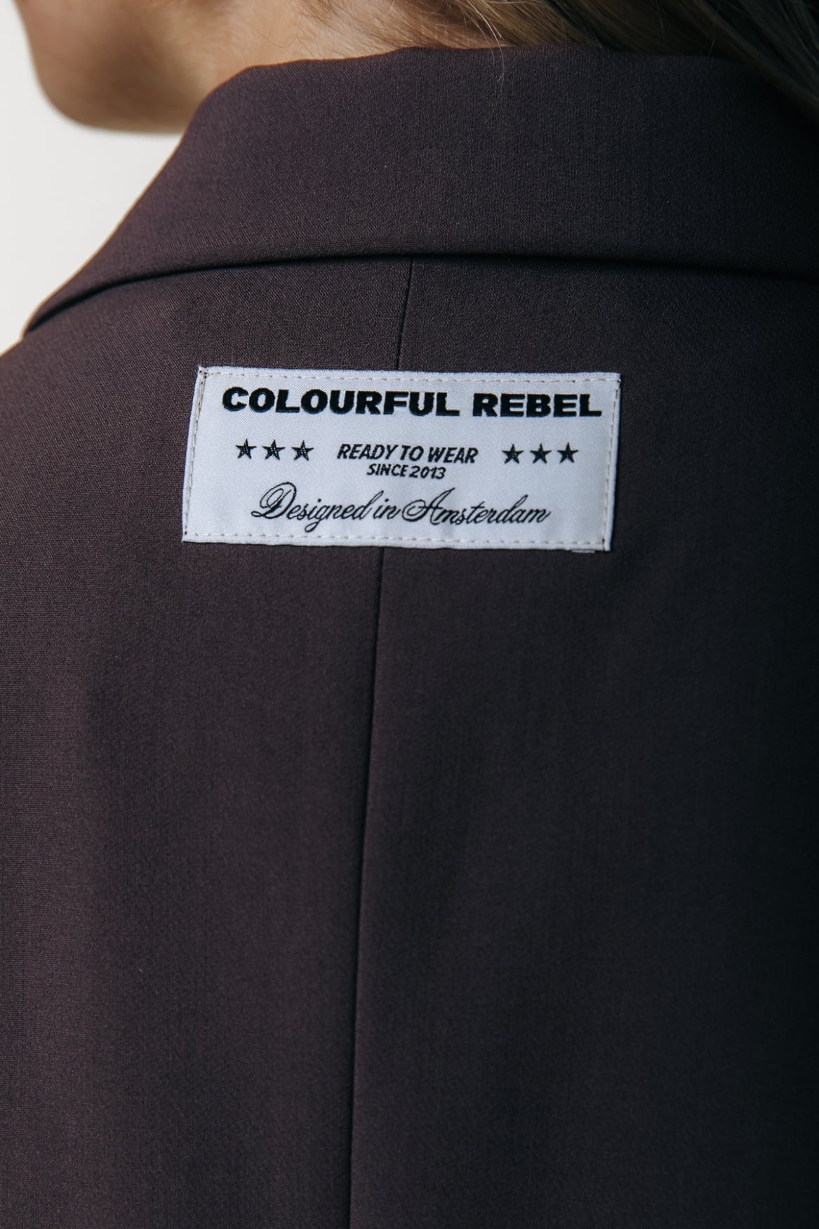 Gemma Contrast Blazer | Brown