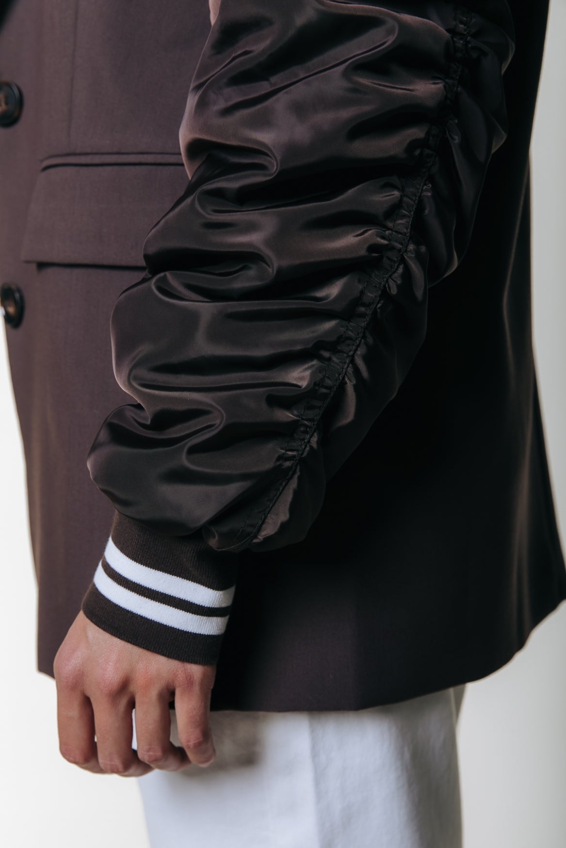 Gemma Contrast Blazer | Brown