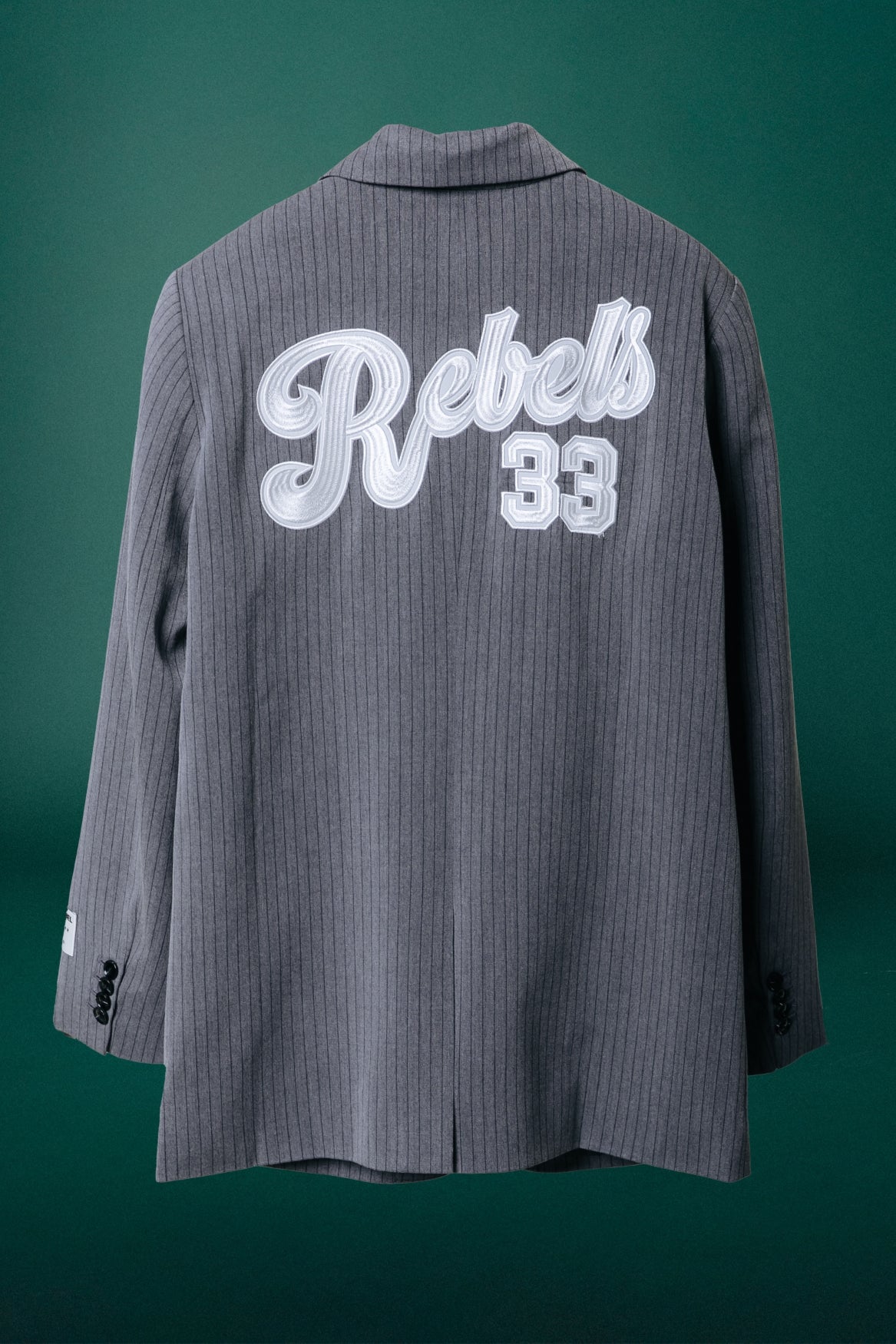 Jesra Stripe Blazer | Grey