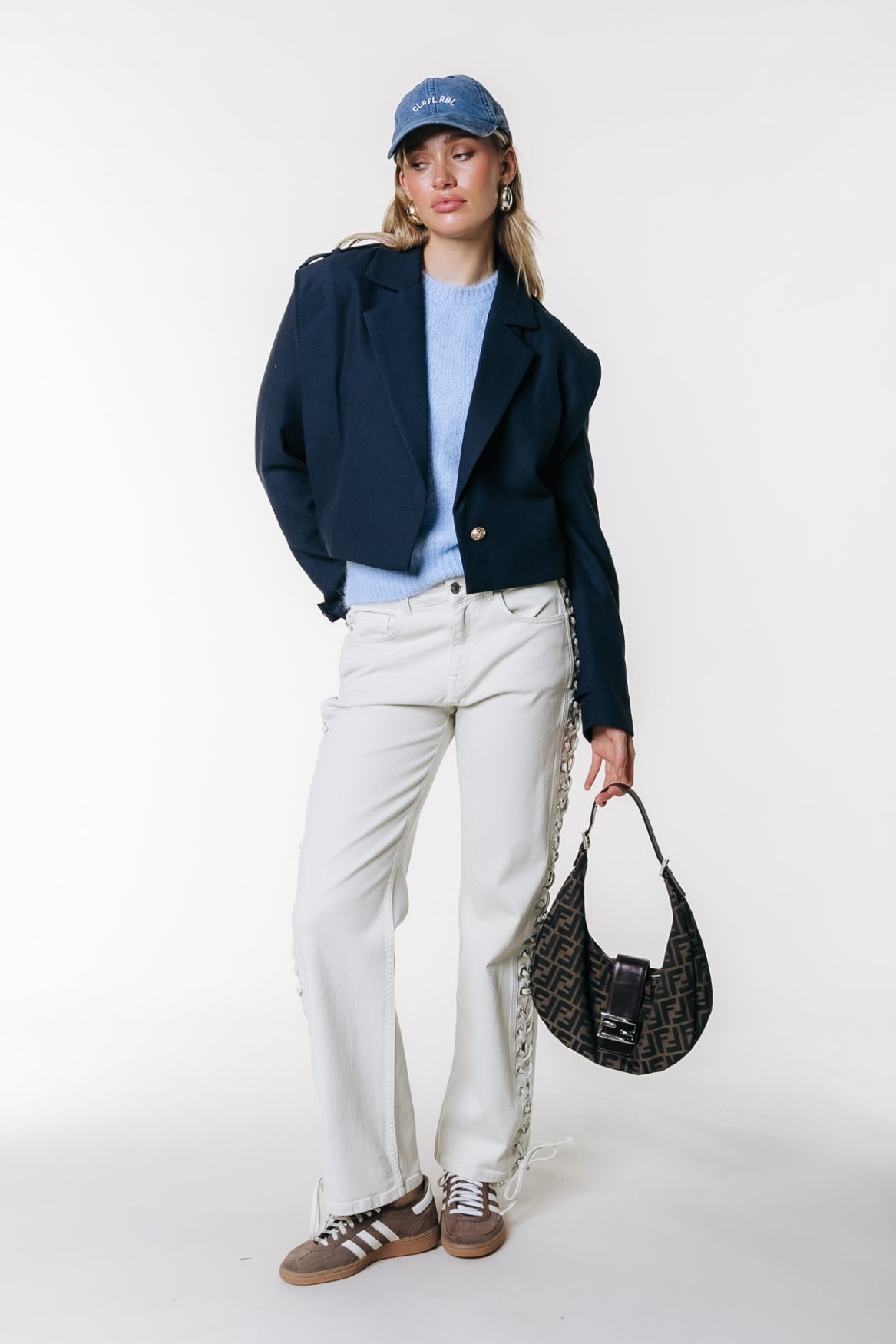 Beau Short Marine Blazer | Deep blue