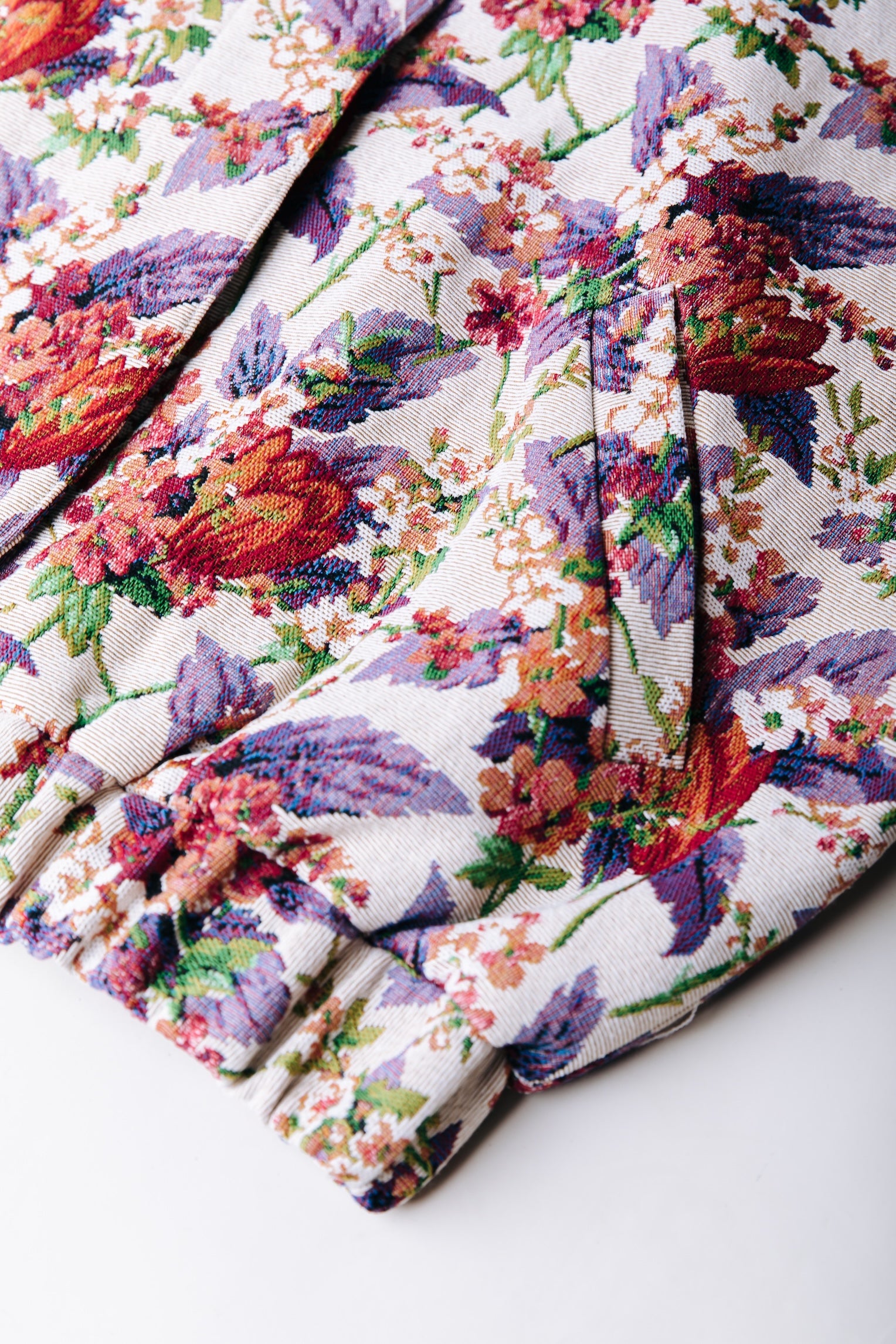Bente Flower Jacquard Jacket | Off white