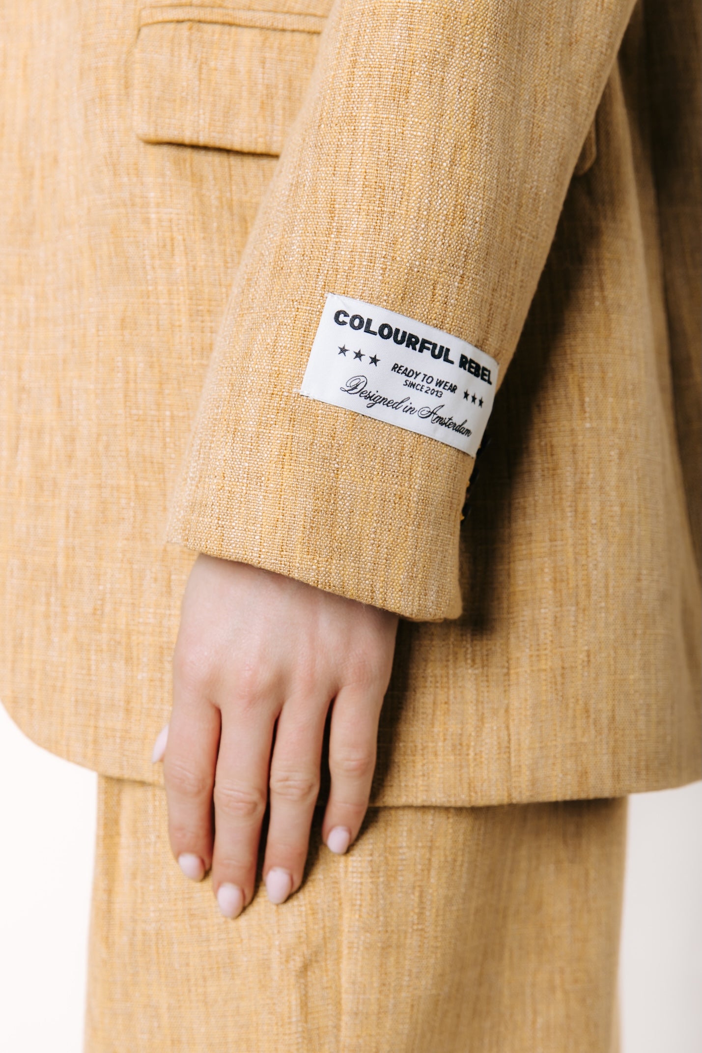 Bowie Blazer | Ochre Yellow