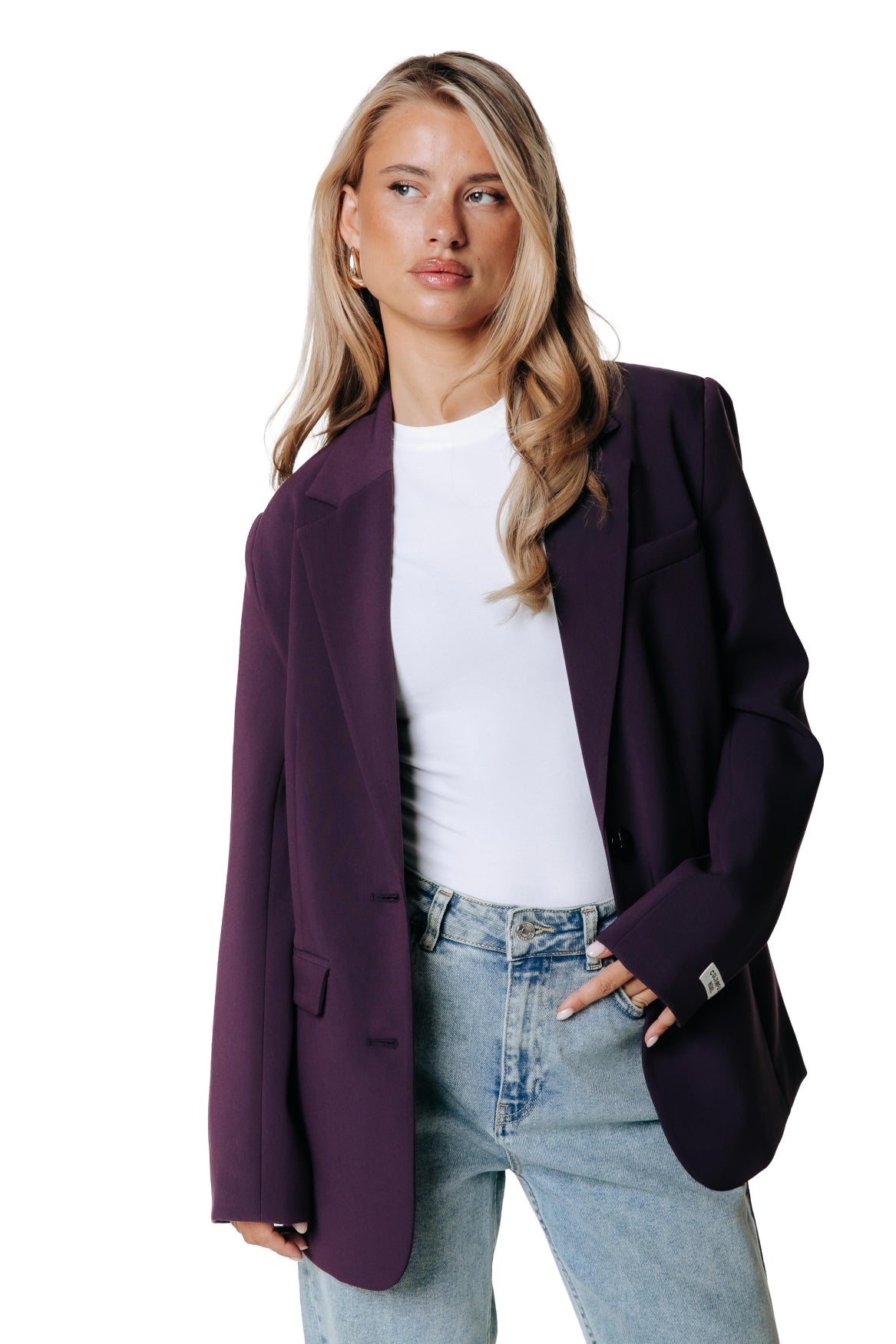 Gemma Blazer | Dark purple