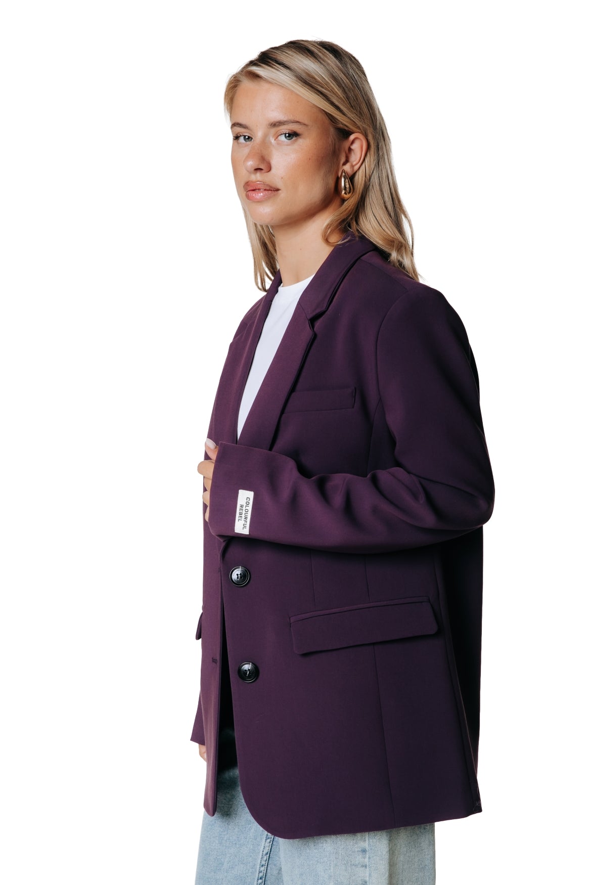 Gemma Blazer | Dark purple