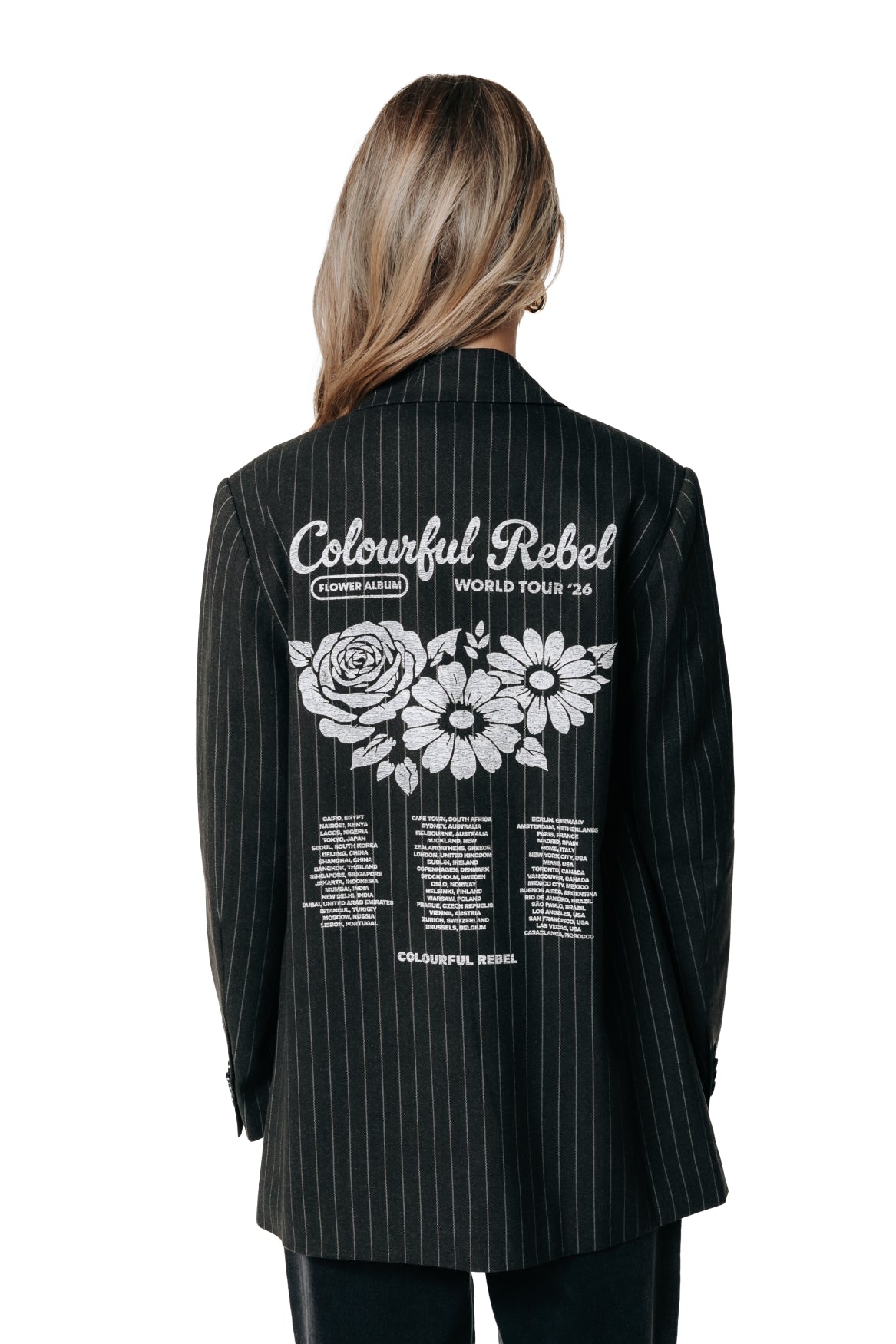 Jolly World Tour Blazer mit Einreiher | Dunkelgrau