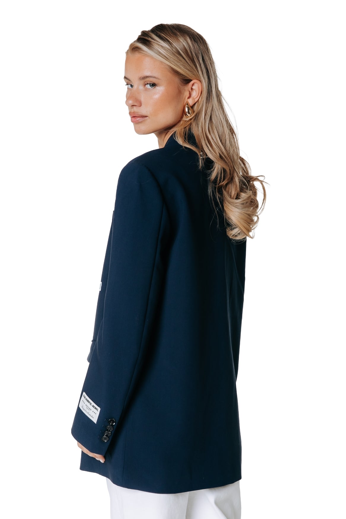 Jolly Denim Patch Blazer | Navy