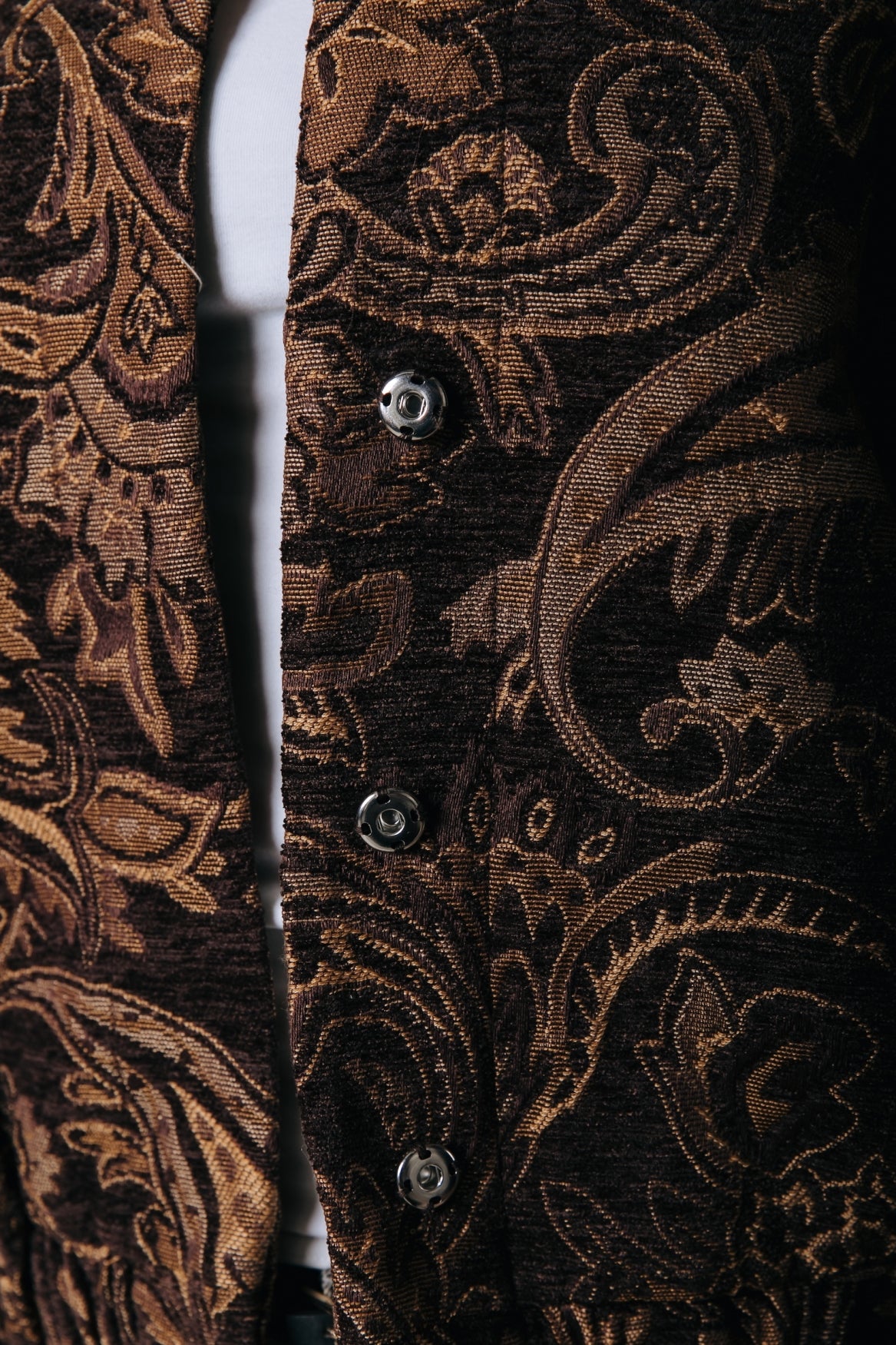 Bente Jacquard Bomber Jacket | Brown