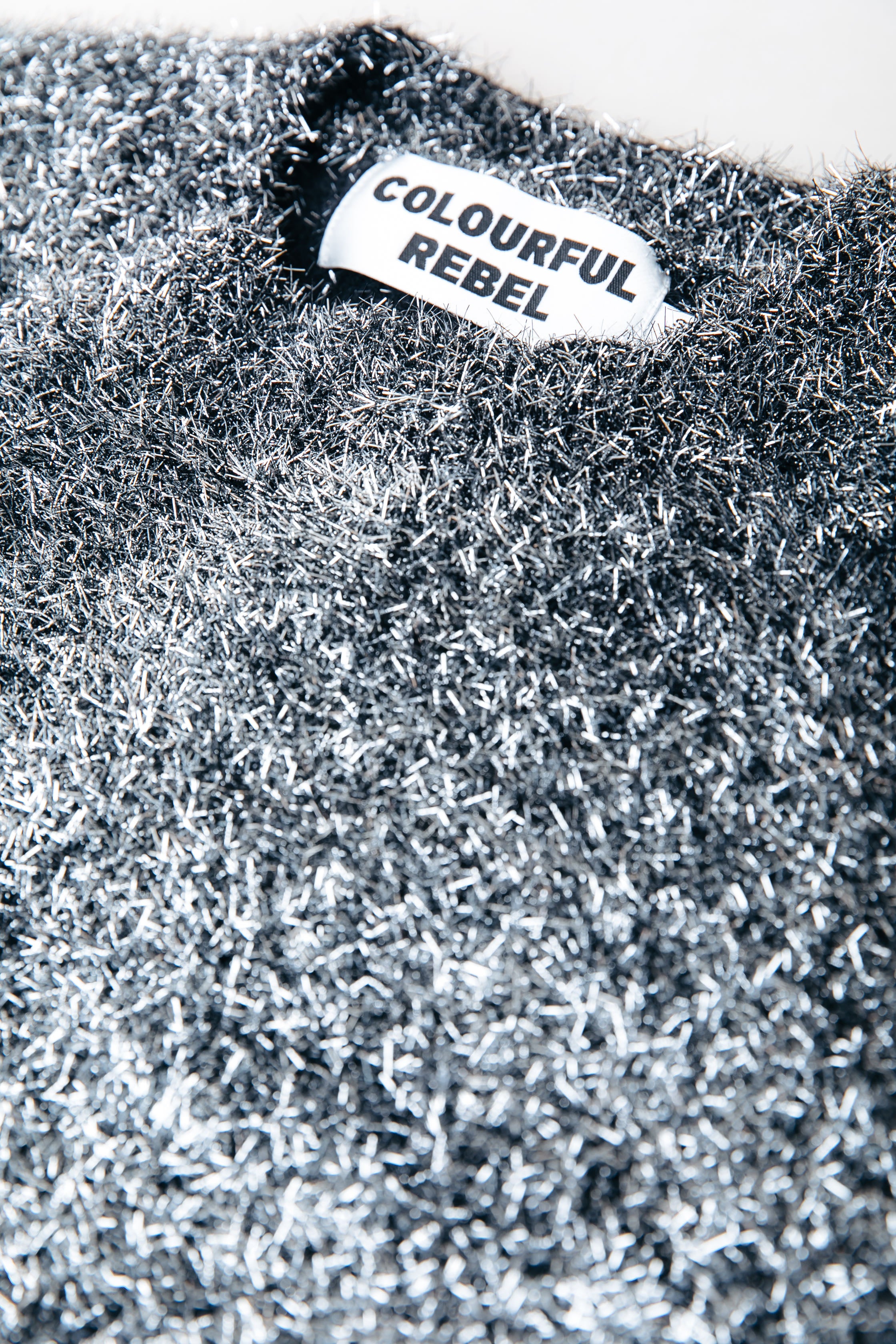 Olivia Knit | Metallic silver