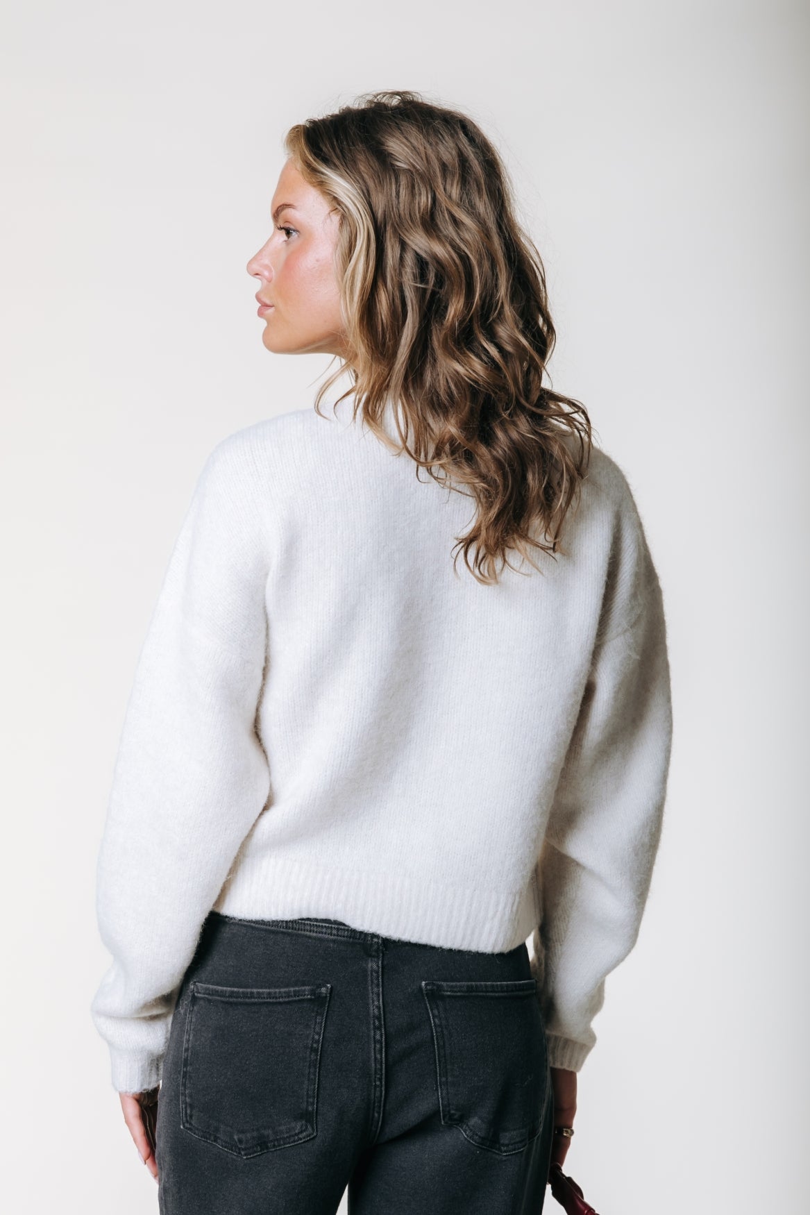 Hazel Bow Knit | Sand