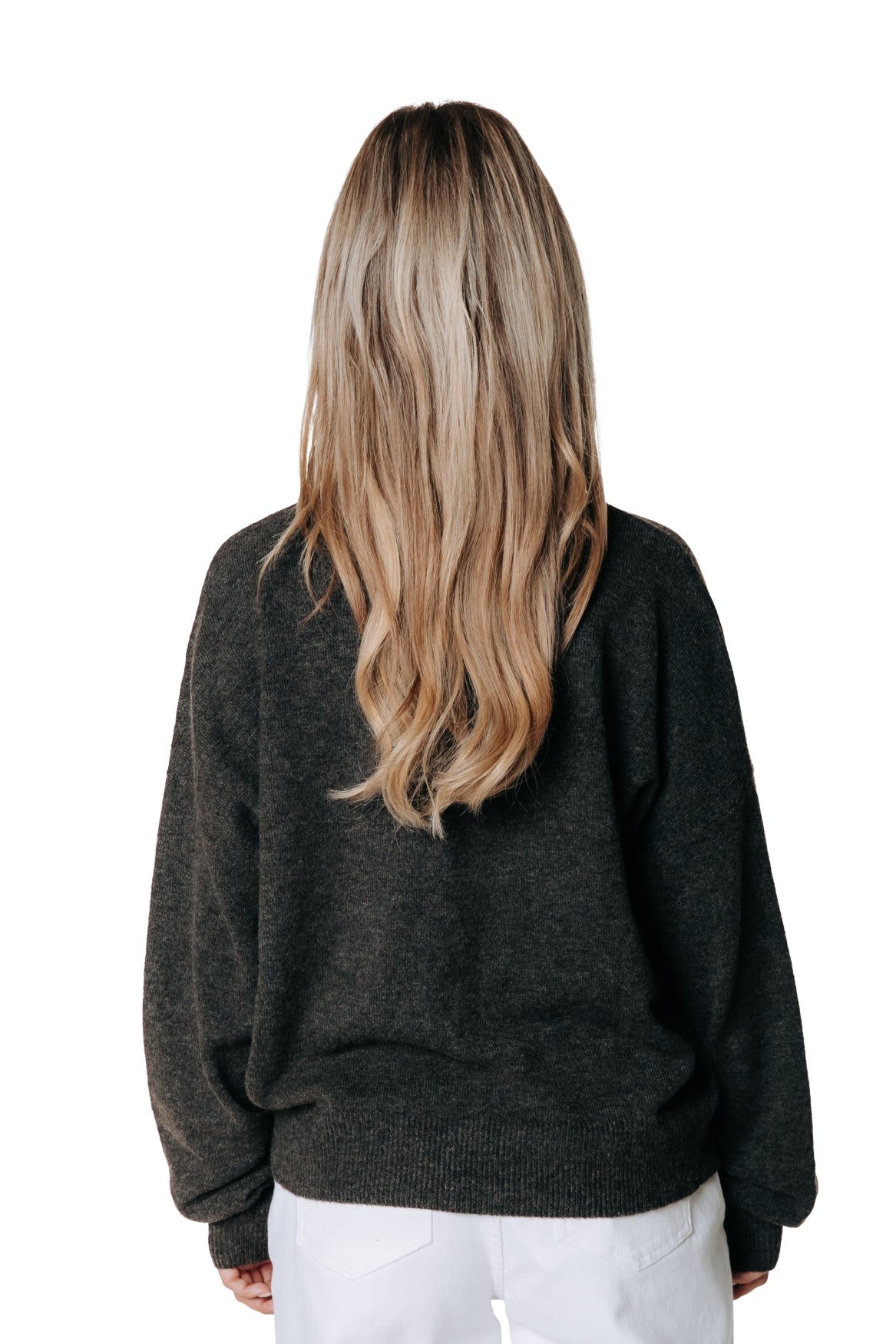 Linsey Fluffy Knit | Brown