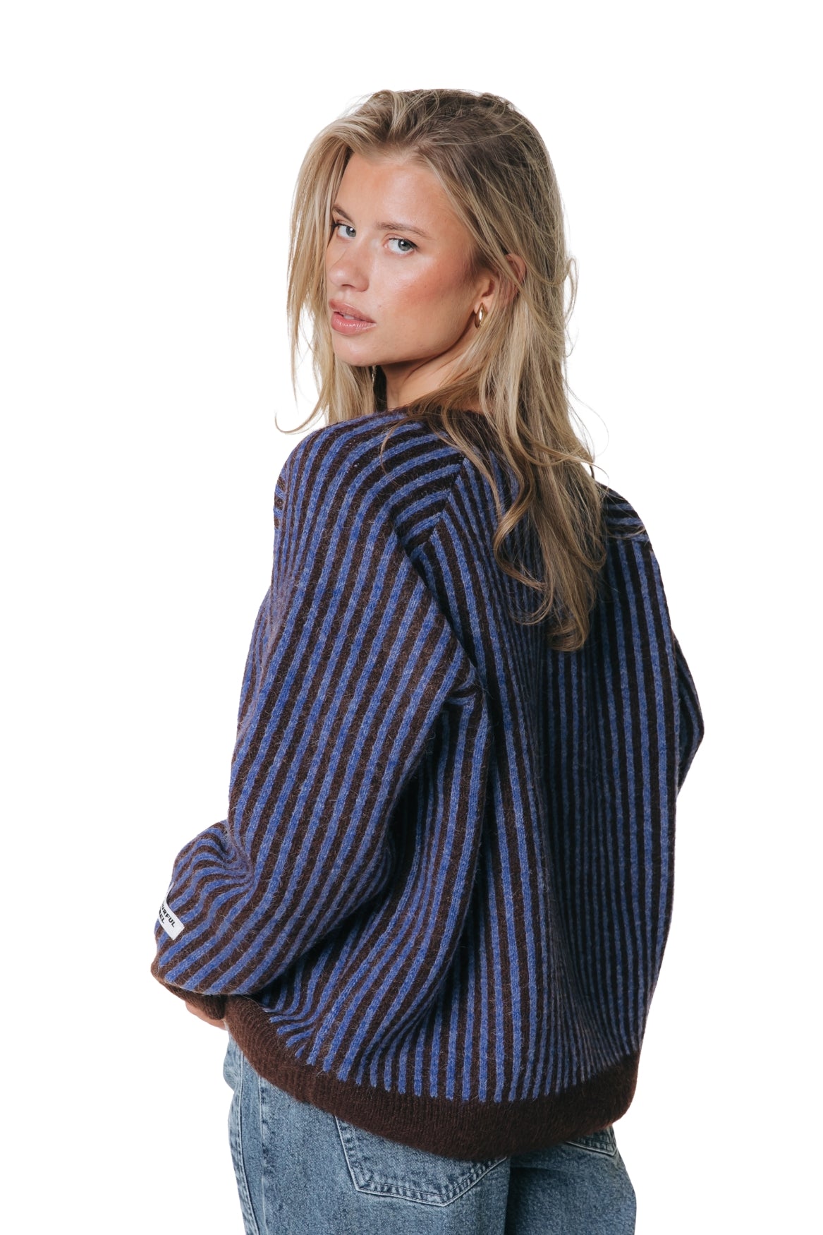 Lou Two Tone Sriped Knit | Multicolor