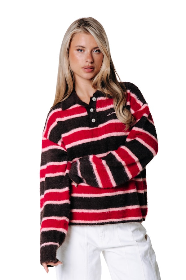 Bobbi Stripe Knitted Longsleeve | Multicolor