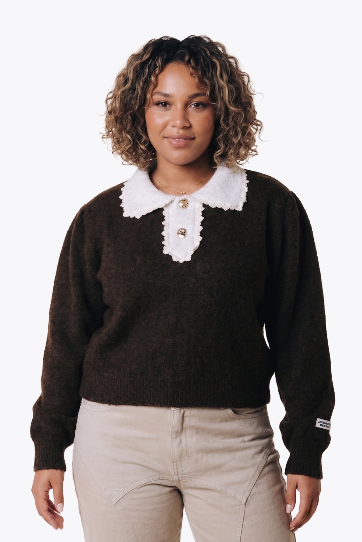 Hailey Knit | Brown