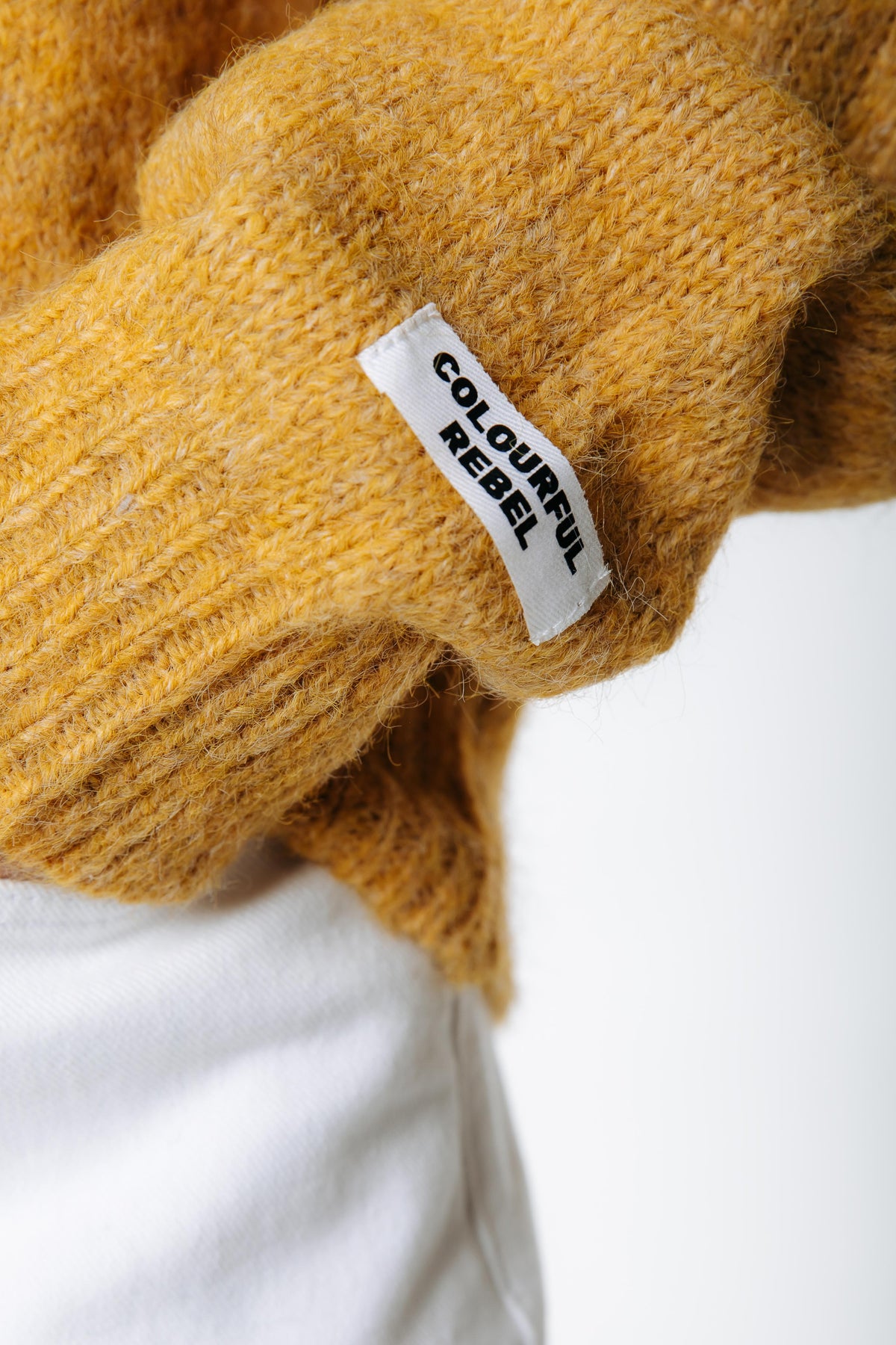 Olivia Knit | Ochre Yellow