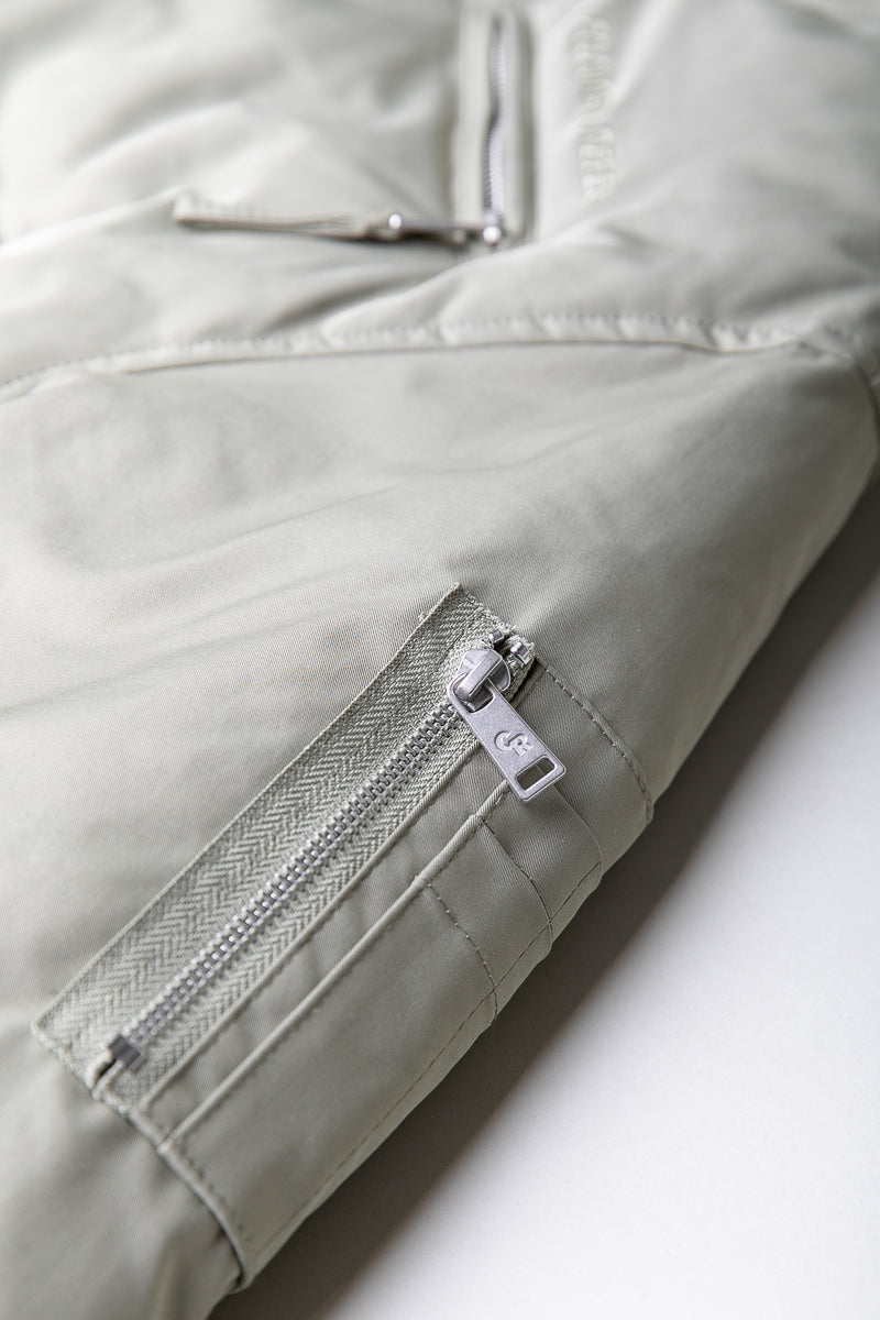 Dihya Bomber Jacket | Vintage green