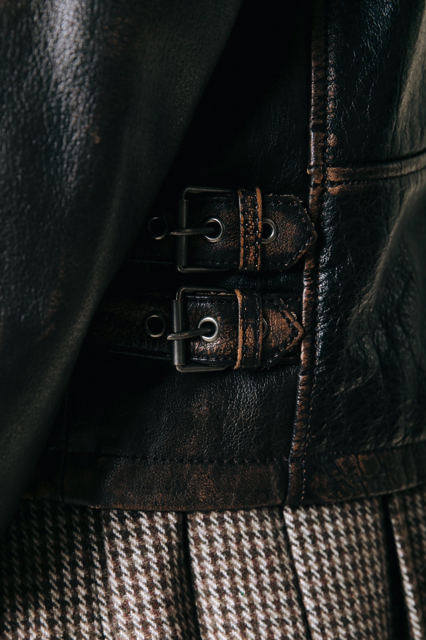 Mayra-Lederjacke | Braun