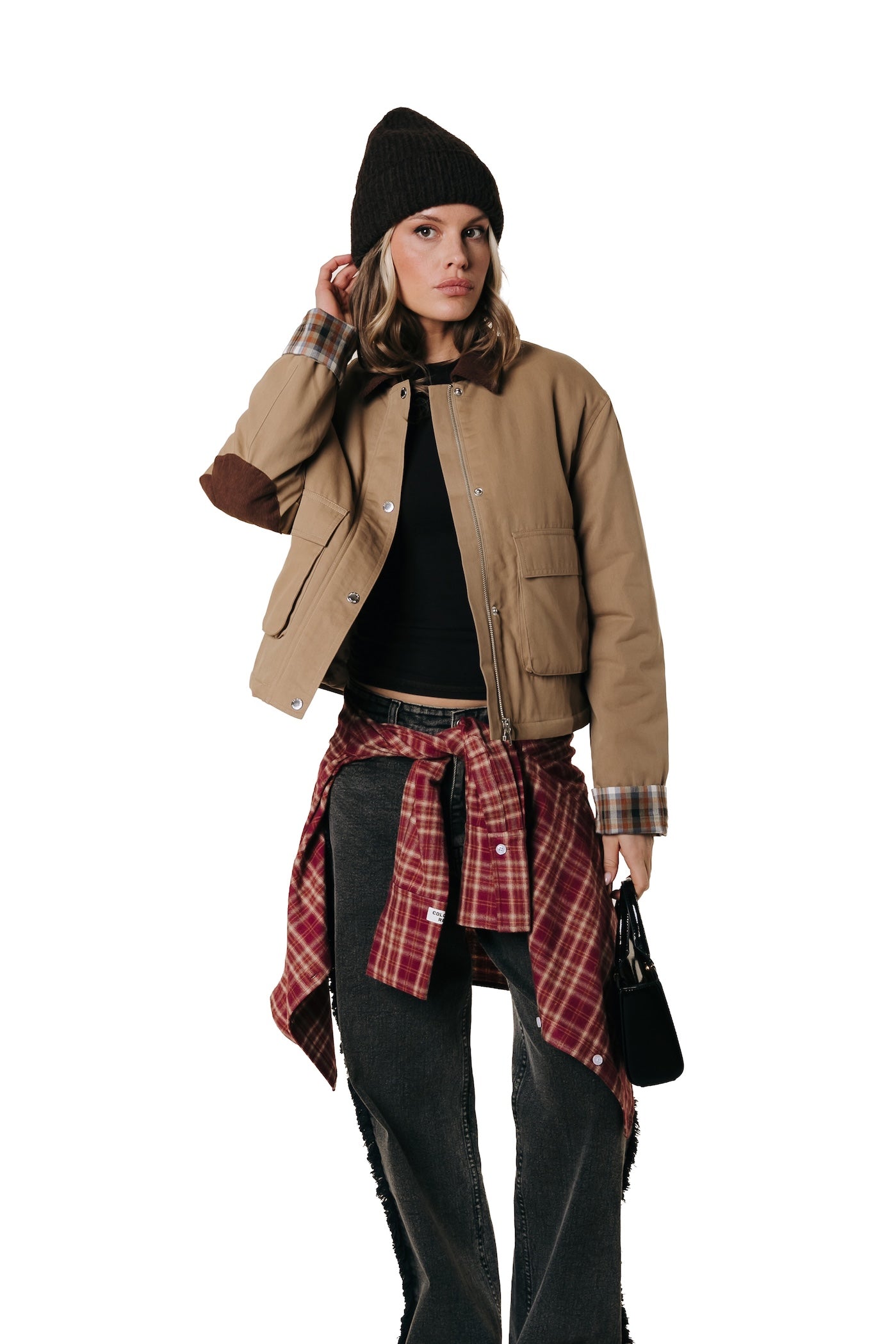 Malou-Twill-Coachjacke | Camel