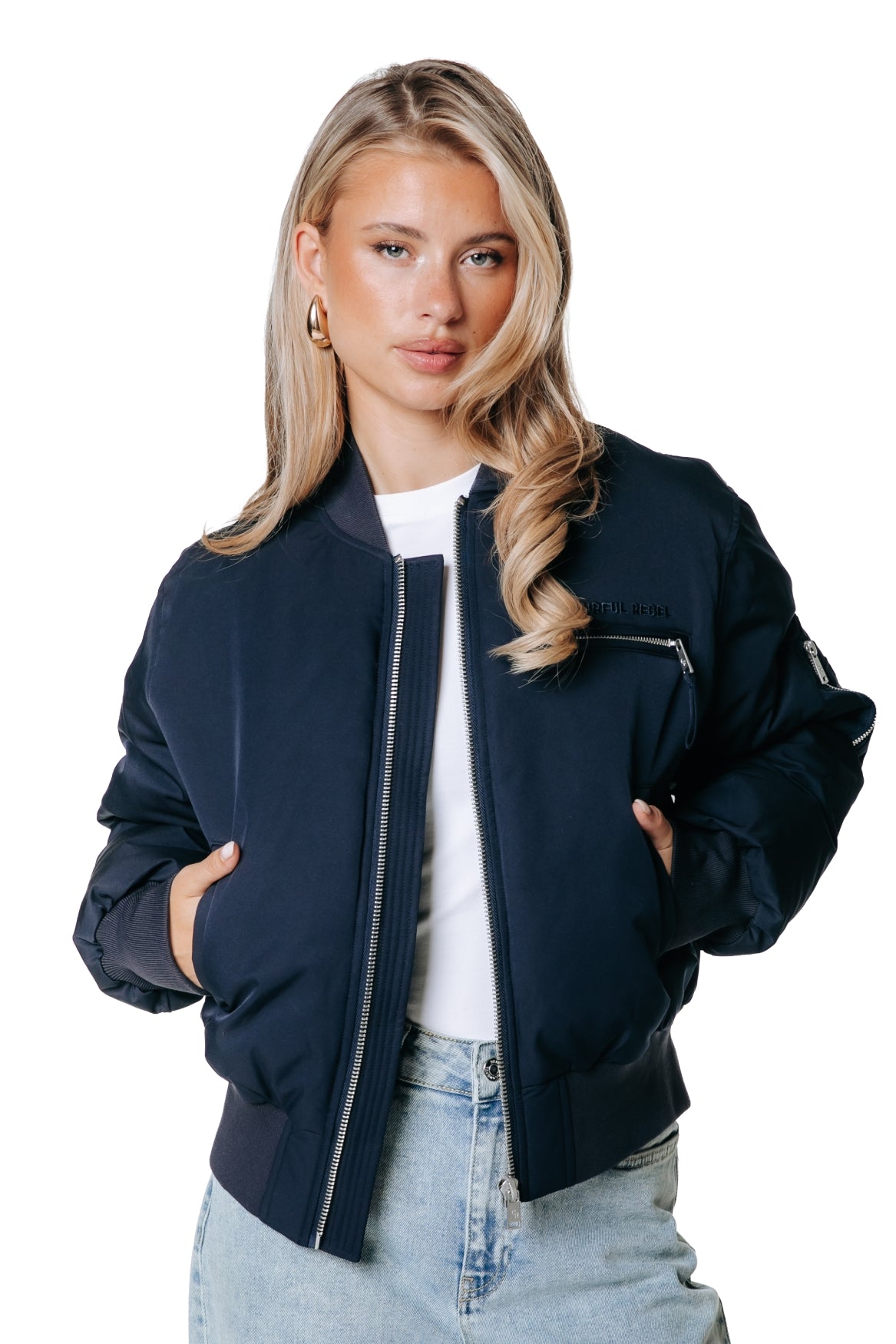 Dihya Bomber Jacket | Dark Navy